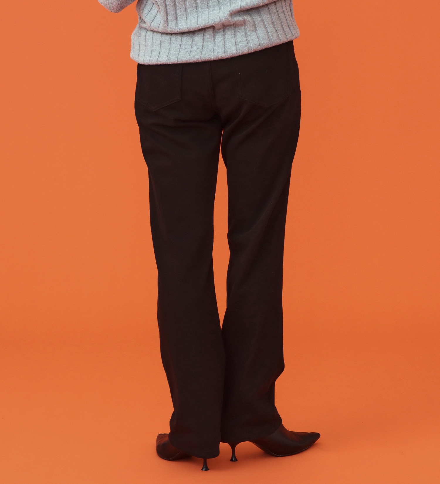 EDWIN(エドウイン)の【予約P】EDWIN LADIES BODY FIRE ジャージーズ イージーストレートデニムパンツ【暖/冬用】|パンツ/デニム / ジーンズパンツ/レディース|ブラック