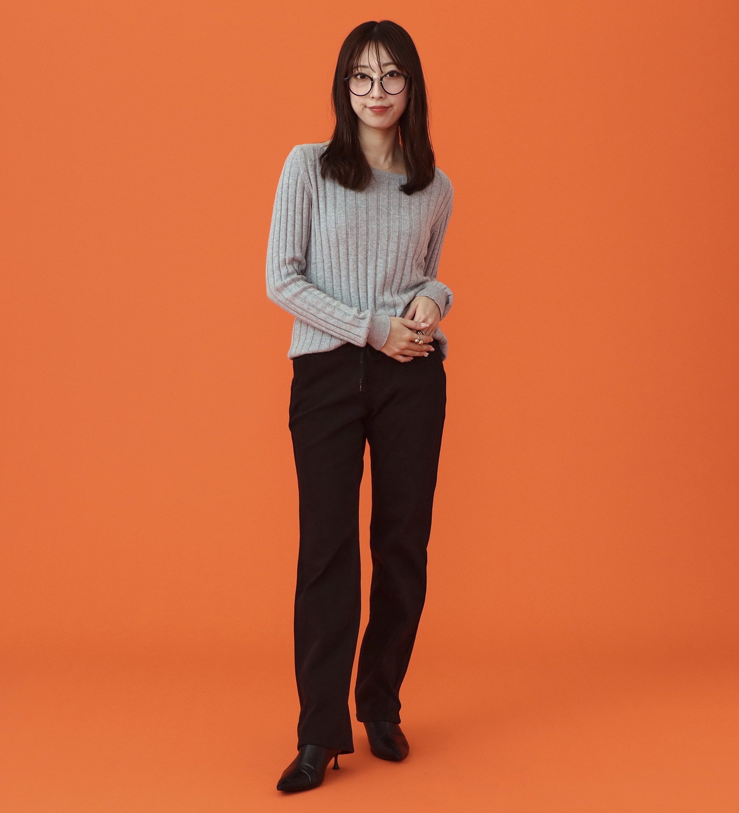 EDWIN(エドウイン)の【予約P】EDWIN LADIES BODY FIRE ジャージーズ イージーストレートデニムパンツ【暖/冬用】|パンツ/デニム / ジーンズパンツ/レディース|ブラック