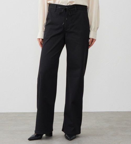 EDWIN(エドウイン)の【試着対象】EDWIN LADIES ジャージーズ イージーワイドデニムパンツ|パンツ/パンツ/レディース|ブラック