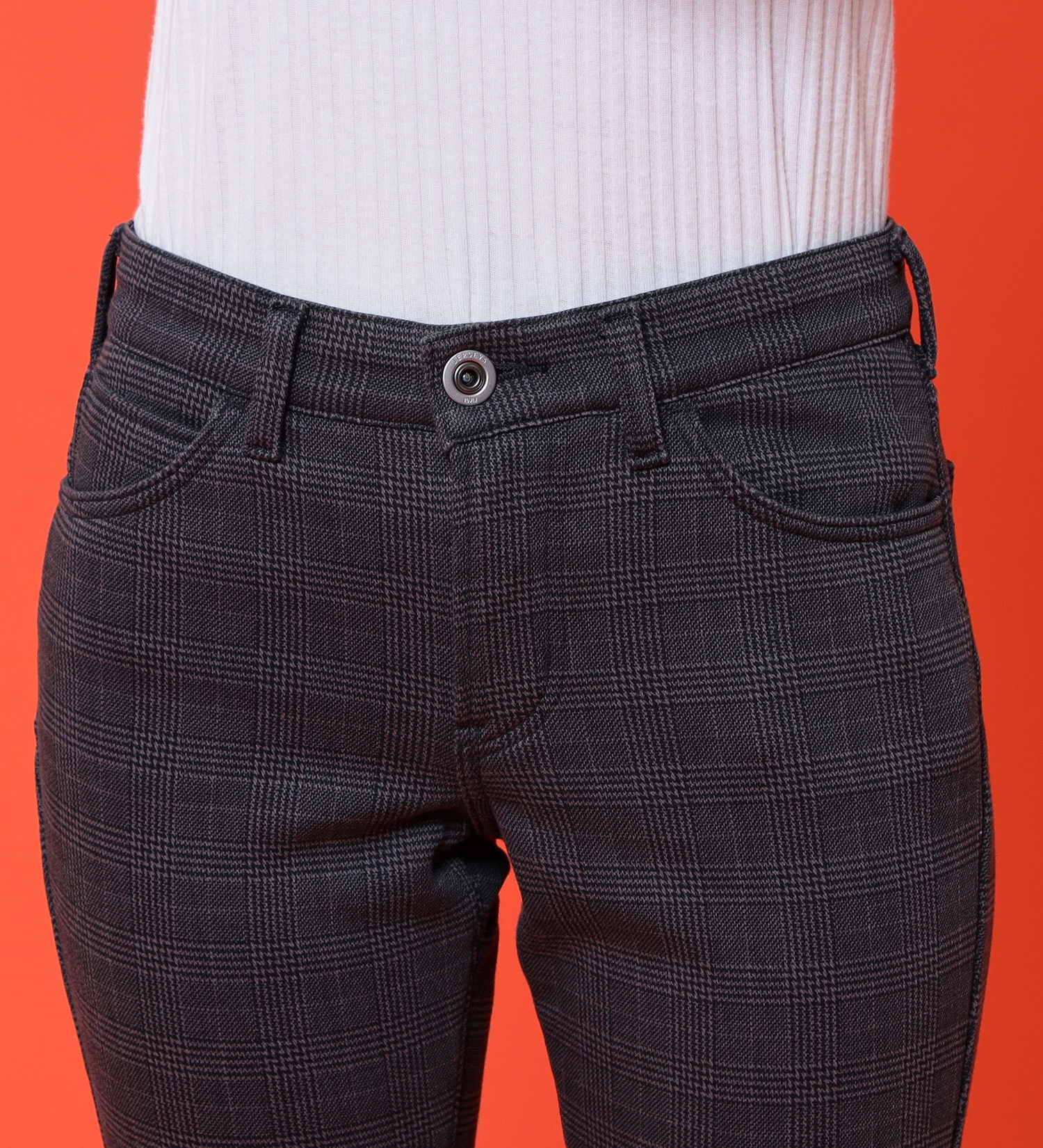 EDWIN(エドウイン)の【売り尽くしSALE】EDWIN LADIES 『裏シャギーであったかい。』BODY FIRE ジャージーズスリムストレートデニムパンツ【スタンダードモデル】【暖】|パンツ/デニム / ジーンズパンツ/レディース|チャコール