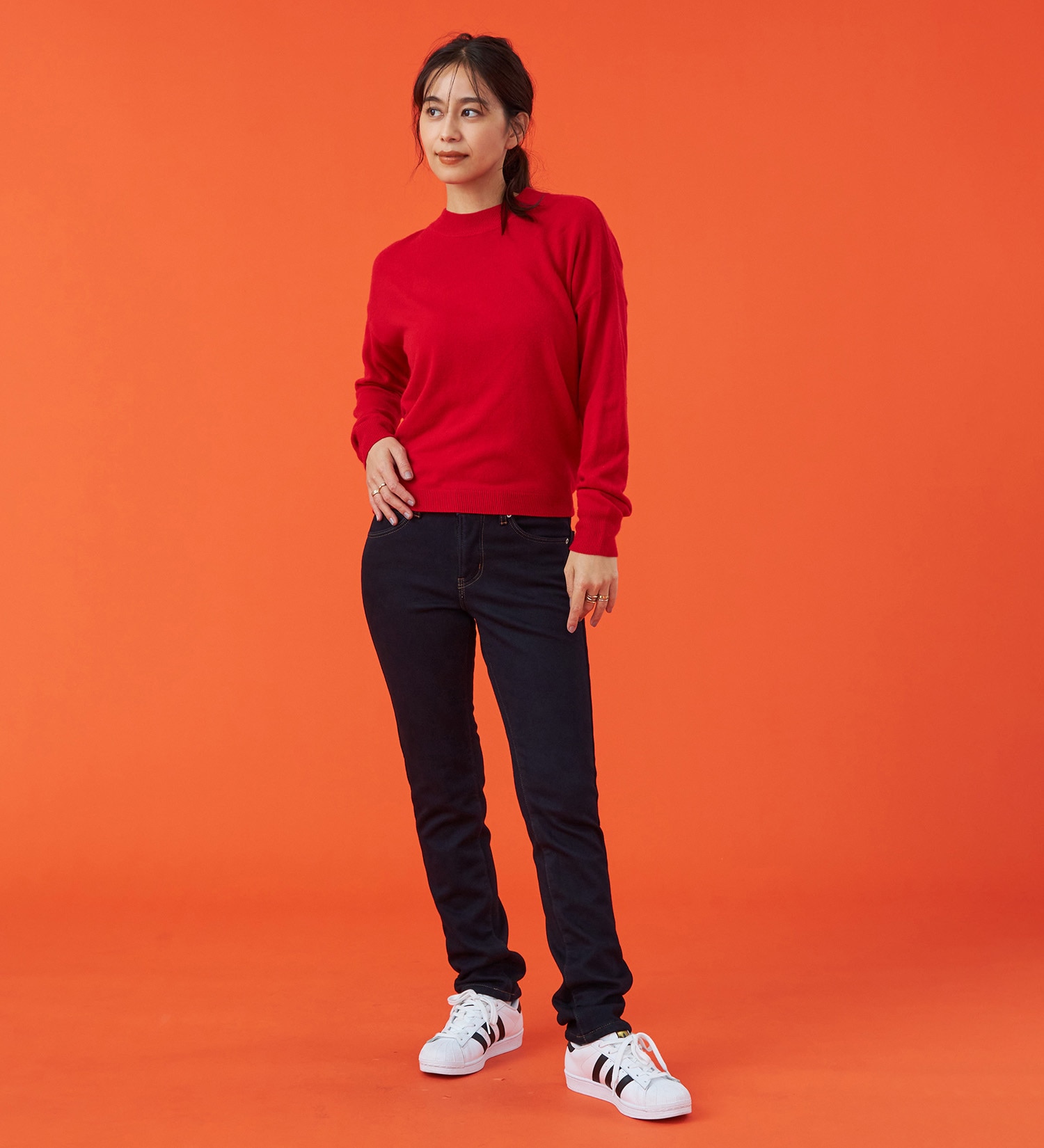 EDWIN(エドウイン)の【予約P】EDWIN LADIES 『裏シャギーであったかい。』BODY FIRE ジャージーズスリムストレートデニムパンツ【スタンダードモデル】【暖】【冬用】|パンツ/デニム / ジーンズパンツ/レディース|インディゴブルー
