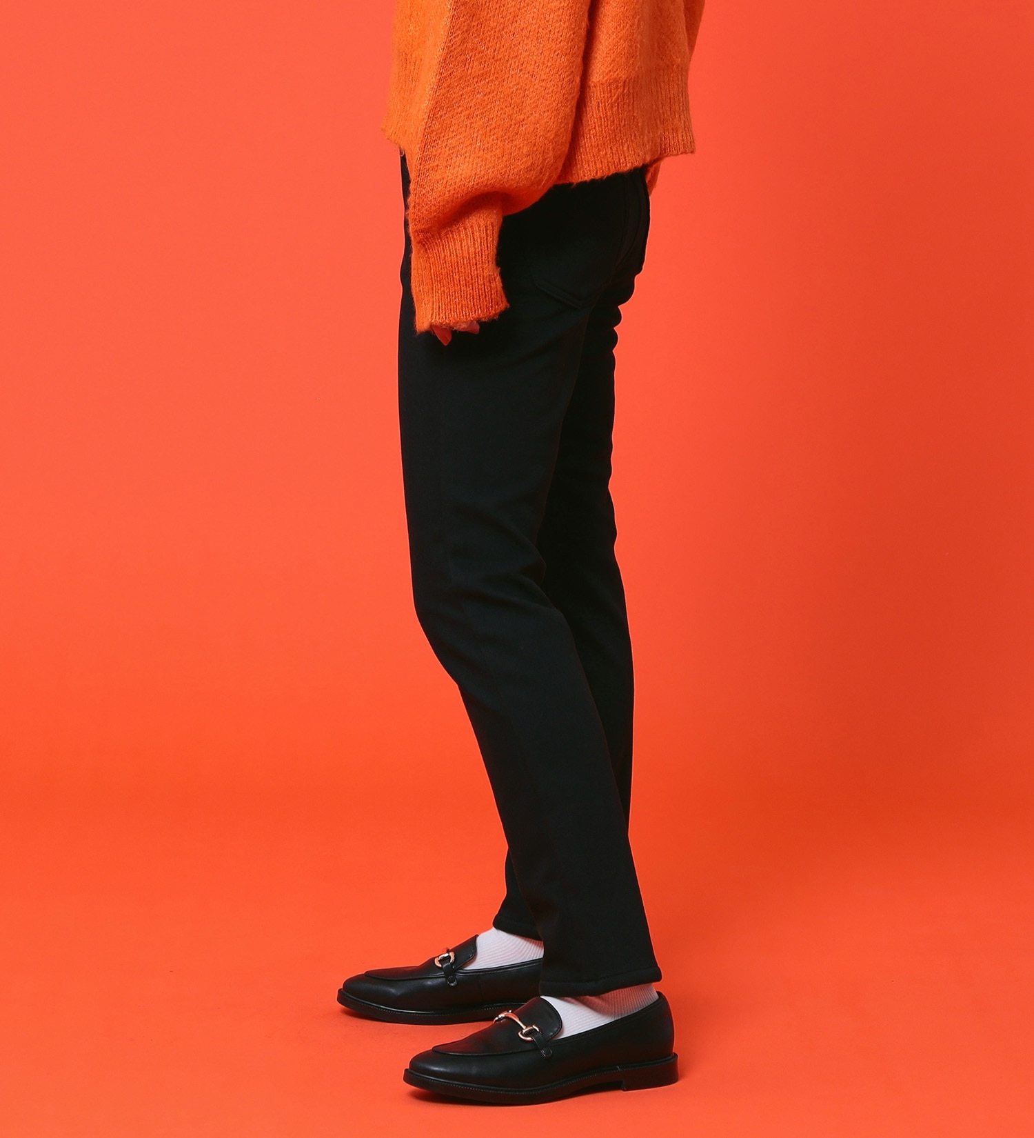 EDWIN(エドウイン)の【予約P】EDWIN LADIES 『裏シャギーであったかい。』BODY FIRE ジャージーズスリムストレートデニムパンツ【スタンダードモデル】【暖】【冬用】|パンツ/デニム / ジーンズパンツ/レディース|ブラック