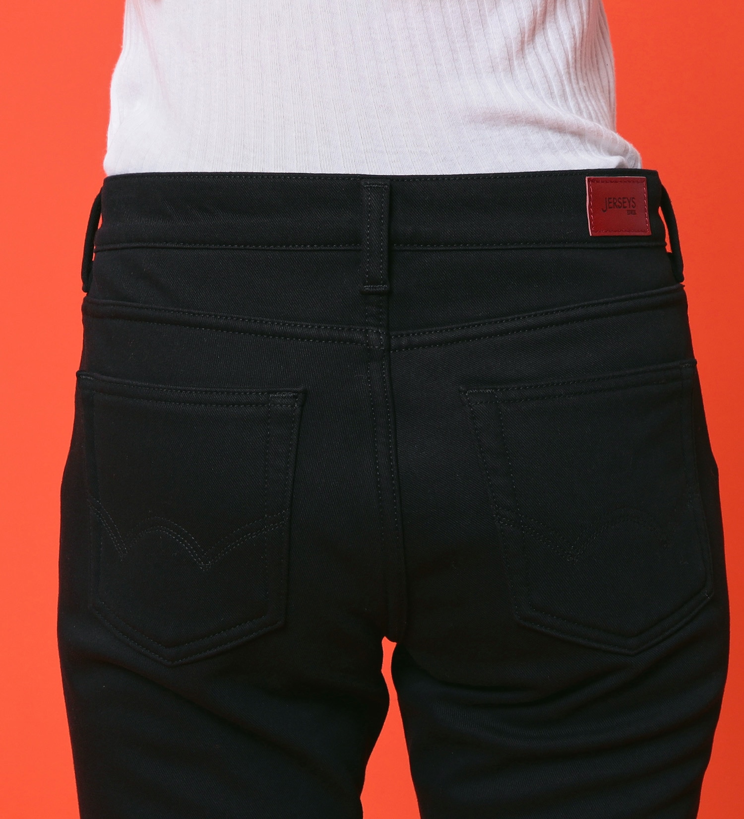 EDWIN(エドウイン)の【予約P】EDWIN LADIES 『裏シャギーであったかい。』BODY FIRE ジャージーズスリムストレートデニムパンツ【スタンダードモデル】【暖】【冬用】|パンツ/デニム / ジーンズパンツ/レディース|ブラック