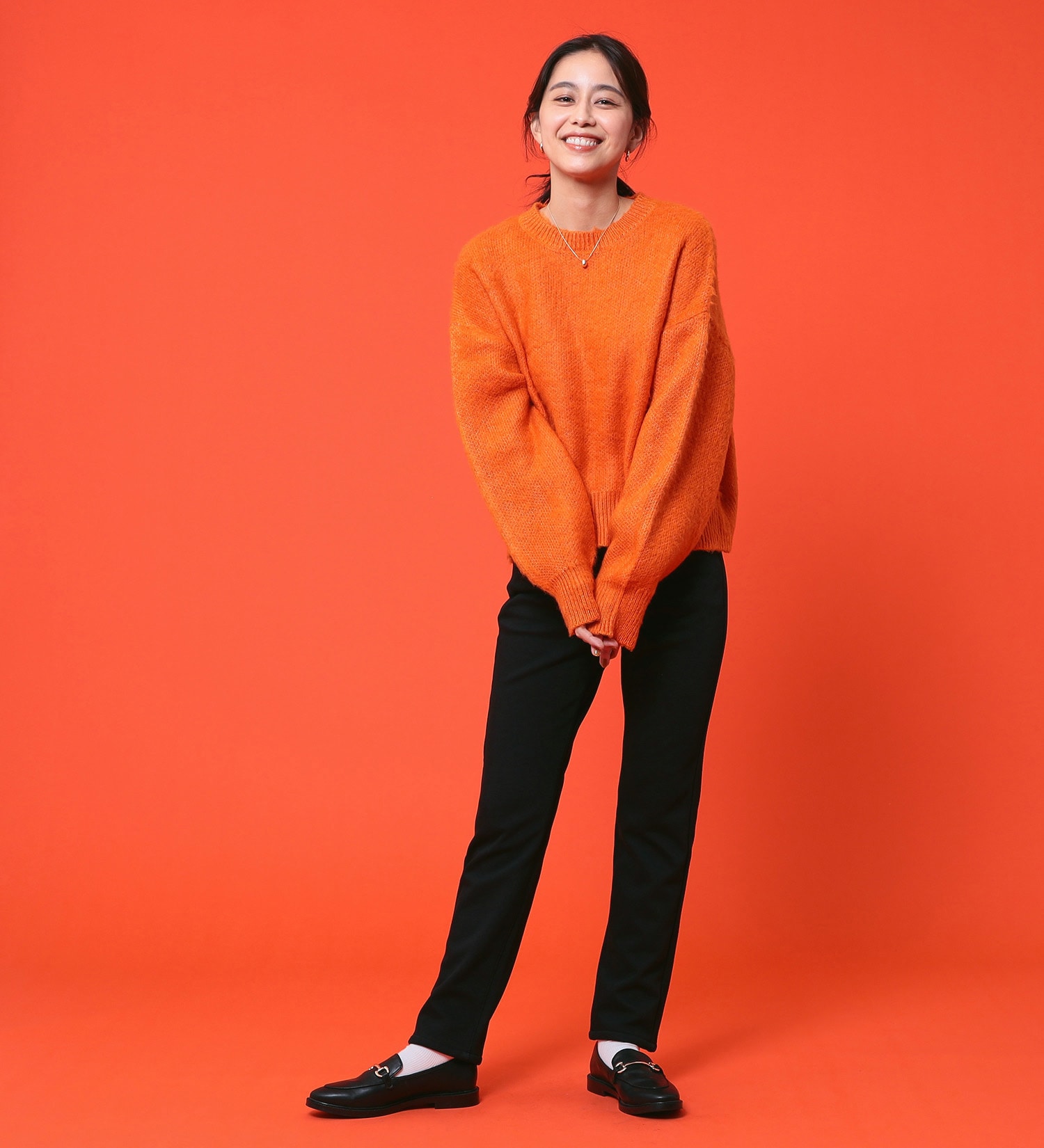 EDWIN(エドウイン)の【予約P】EDWIN LADIES 『裏シャギーであったかい。』BODY FIRE ジャージーズスリムストレートデニムパンツ【スタンダードモデル】【暖】【冬用】|パンツ/デニム / ジーンズパンツ/レディース|ブラック