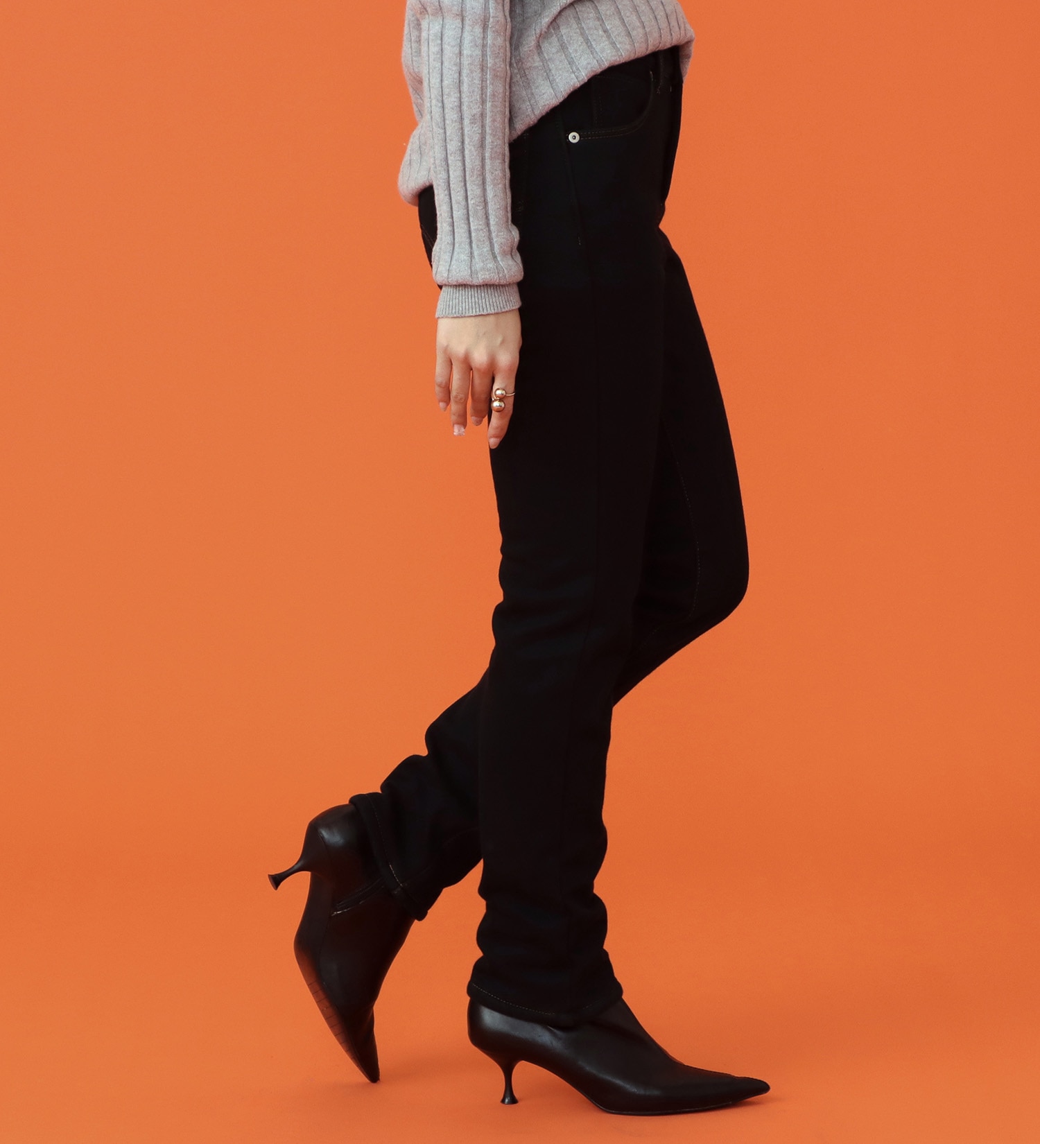EDWIN(エドウイン)の【予約P】EDWIN LADIES BODY FIRE ジャージーズ スリムストレートデニムパンツ【暖/冬用】|パンツ/デニム / ジーンズパンツ/レディース|インディゴブルー