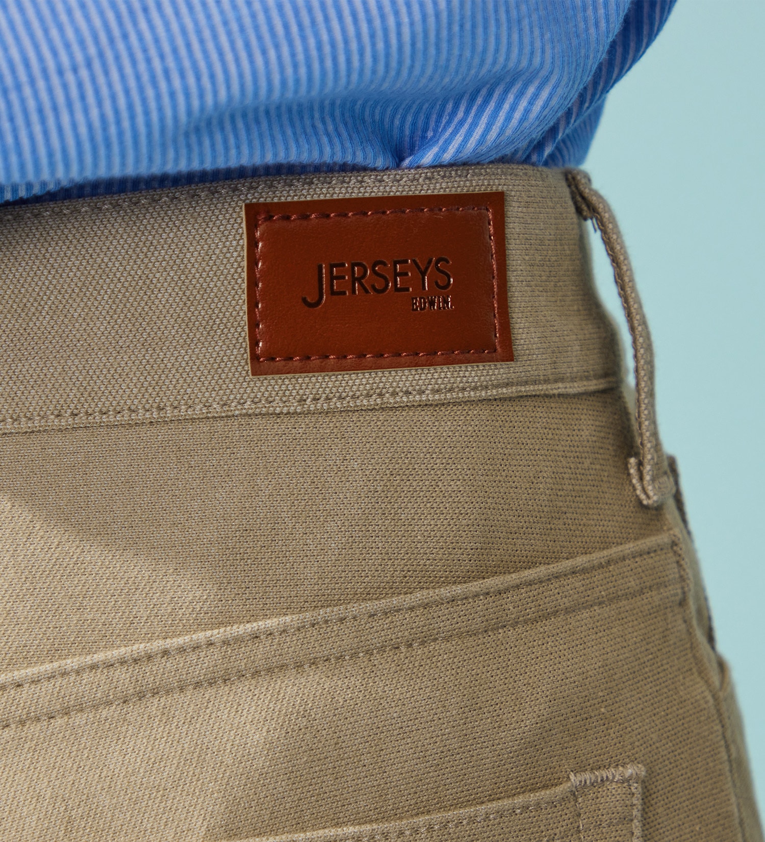 EDWIN(エドウイン)の【予約P】EDWIN LADIES ジャージーズ COOL ワイドデニムパンツ【涼】|パンツ/パンツ/レディース|ベージュ