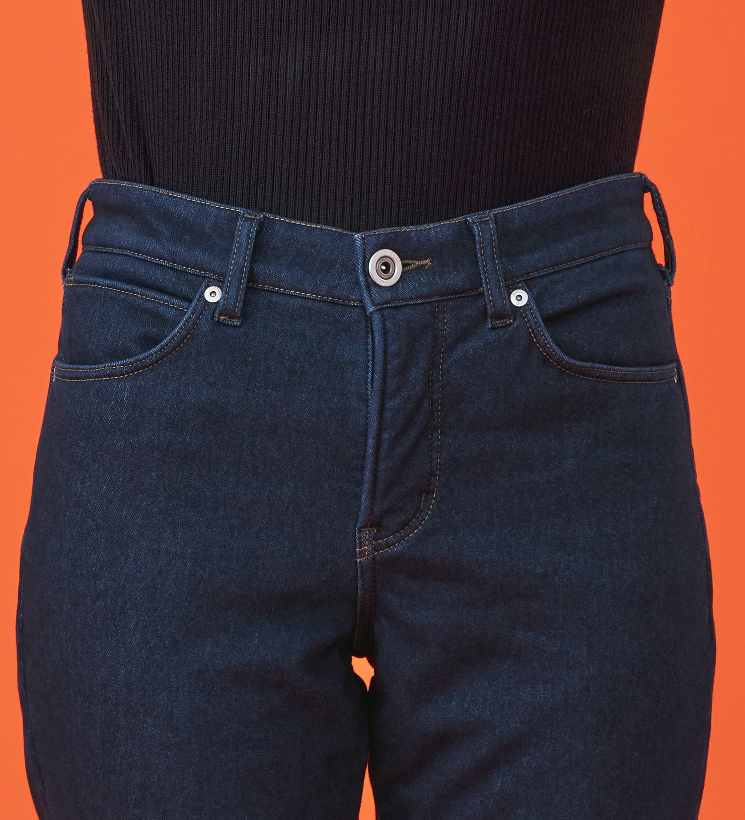EDWIN(エドウイン)の【予約】EDWIN LADIES 『3層構造であったかい。』デッドエアー BODY FIRE ジャージーズテーパードデニムパンツ【暖】【冬用】|パンツ/デニム / ジーンズパンツ/レディース|インディゴブルー