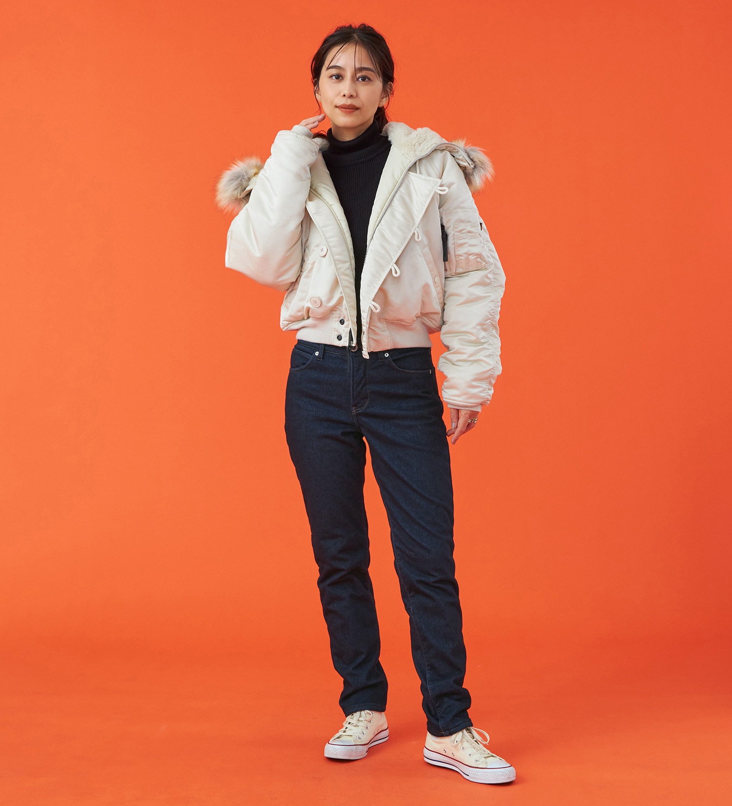 EDWIN(エドウイン)の【予約】EDWIN LADIES 『3層構造であったかい。』デッドエアー BODY FIRE ジャージーズテーパードデニムパンツ【暖】【冬用】|パンツ/デニム / ジーンズパンツ/レディース|インディゴブルー