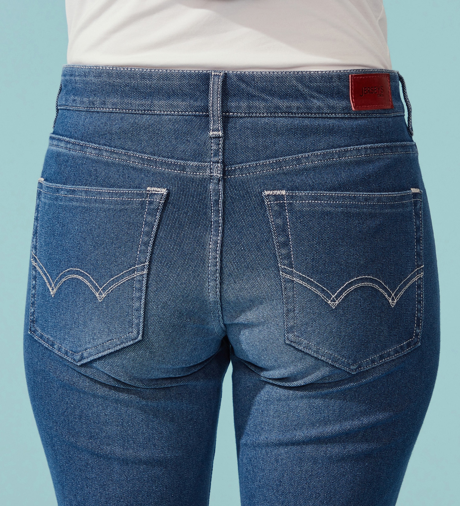 EDWIN(エドウイン)の【予約P】EDWIN LADIES COOL スリムストレートデニムパンツ【涼】|パンツ/デニム / ジーンズパンツ/レディース|淡色ブルー