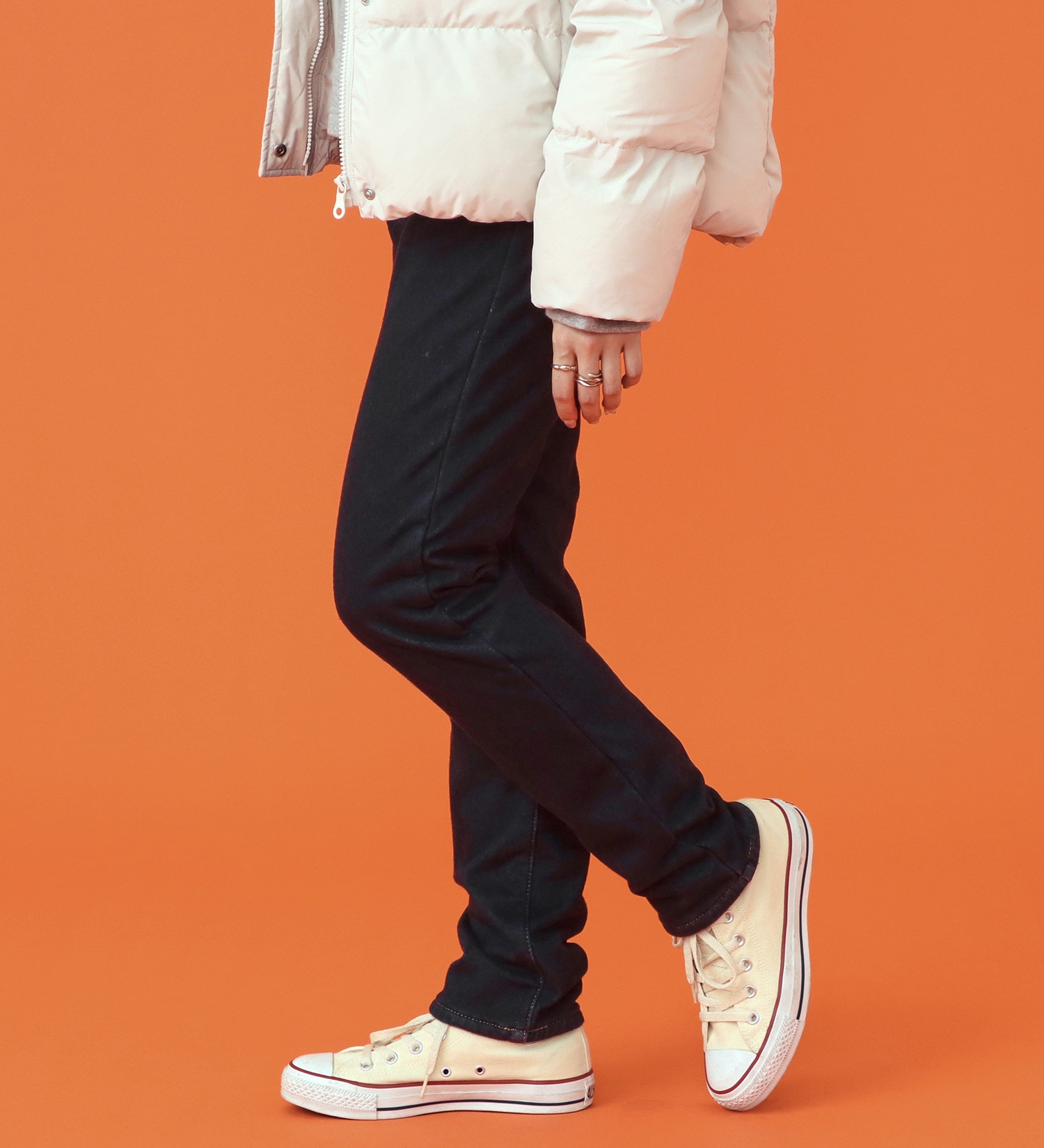 EDWIN(エドウイン)の【予約P】EDWIN LADIES BODY FIREジャージーズ デッドエアー『3層構造+空気層であったかい。』 ストレートデニムパンツ【冬用/暖/ストレッチ/裏起毛/防風】|パンツ/パンツ/レディース|インディゴブルー
