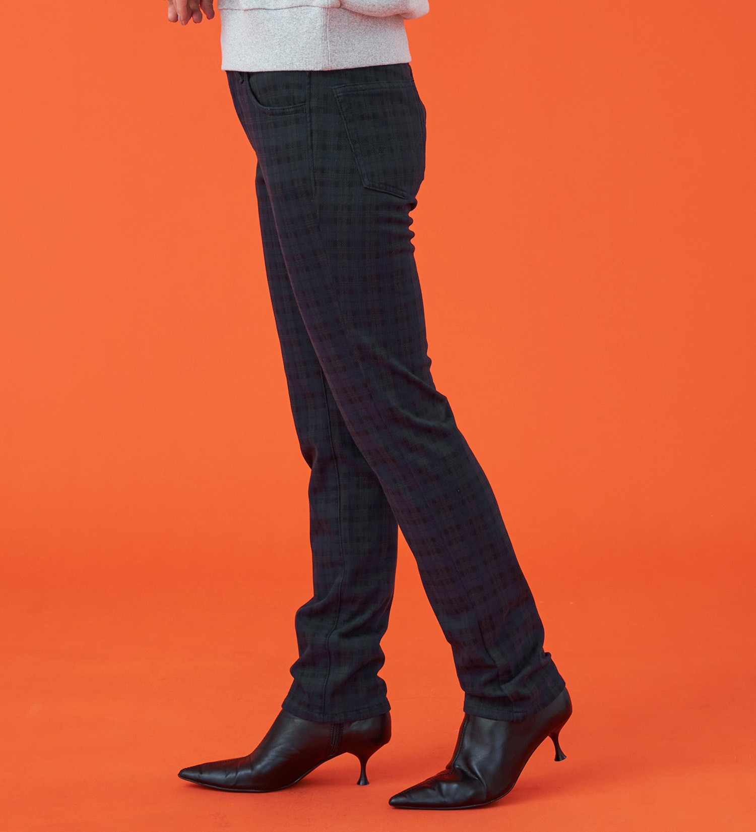 EDWIN(エドウイン)の【試着対象】【裾上げ無料】EDWIN LADIES 『裏起毛であったかい。』BODY FIREジャージーズスリムストレートデニムパンツ【エントリーモデル】【暖】|パンツ/パンツ/レディース|チェック