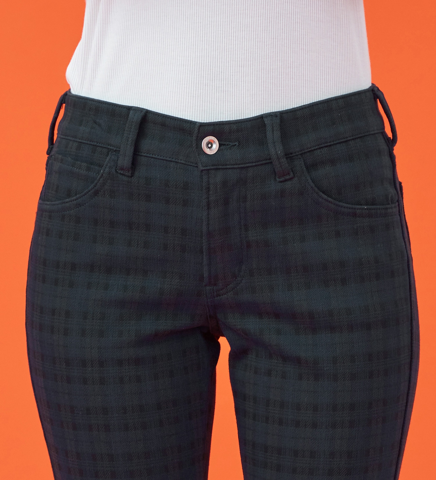 EDWIN(エドウイン)の【試着対象】【裾上げ無料】EDWIN LADIES 『裏起毛であったかい。』BODY FIREジャージーズスリムストレートデニムパンツ【エントリーモデル】【暖】|パンツ/パンツ/レディース|チェック