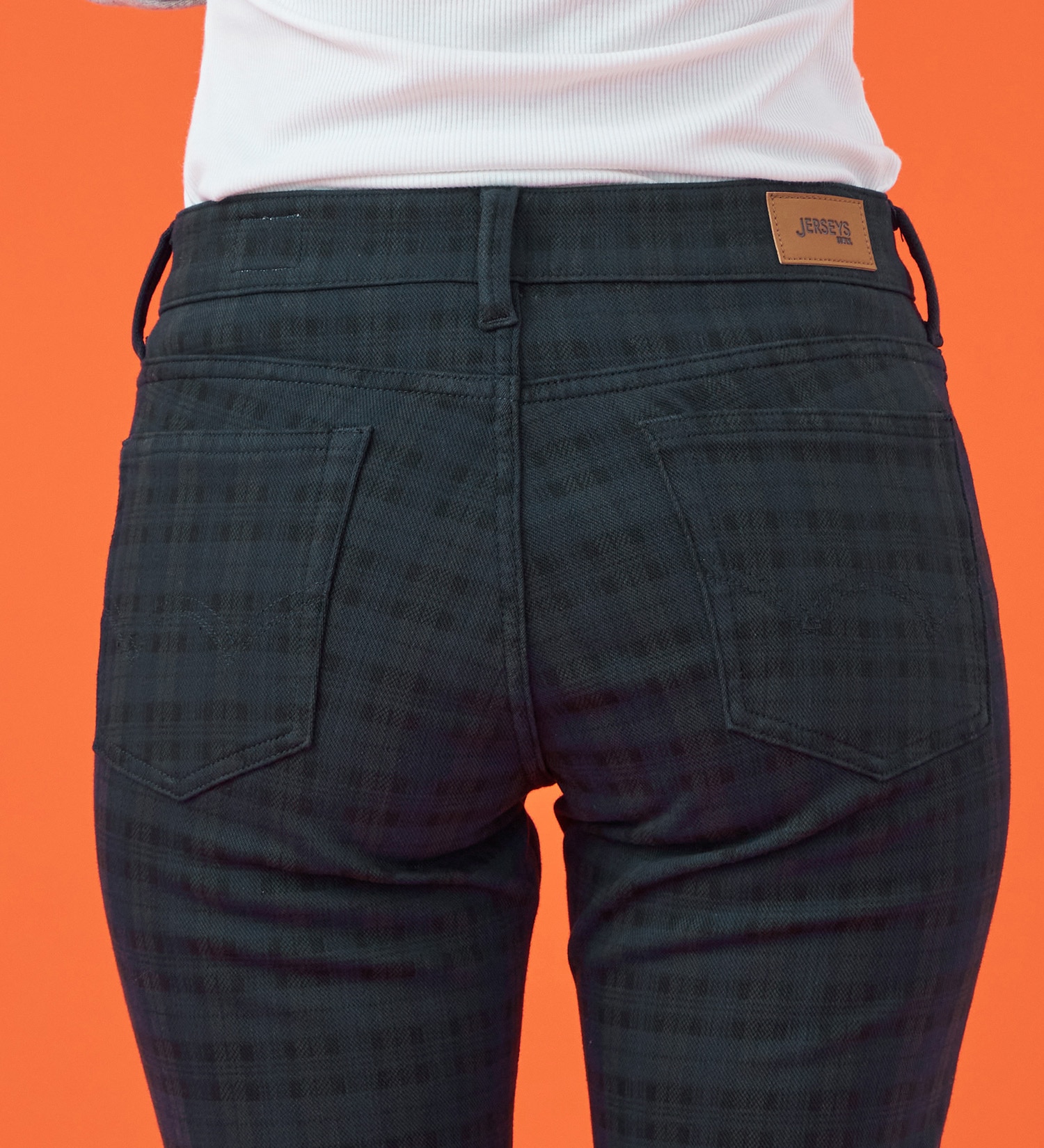 EDWIN(エドウイン)の【試着対象】【裾上げ無料】EDWIN LADIES 『裏起毛であったかい。』BODY FIREジャージーズスリムストレートデニムパンツ【エントリーモデル】【暖】|パンツ/パンツ/レディース|チェック