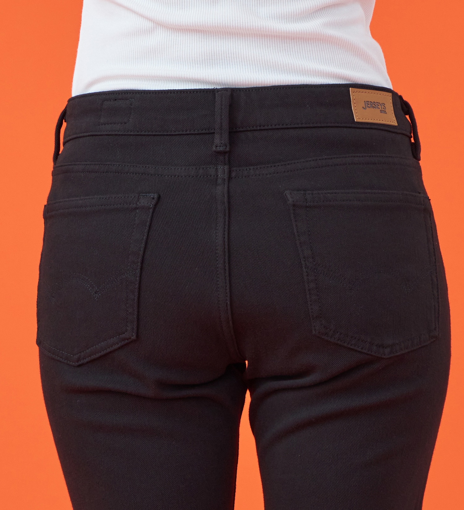 EDWIN(エドウイン)の【試着対象】【裾上げ無料】EDWIN LADIES 『裏起毛であったかい。』BODY FIREジャージーズスリムストレートデニムパンツ【エントリーモデル】【暖】|パンツ/パンツ/レディース|ブラック