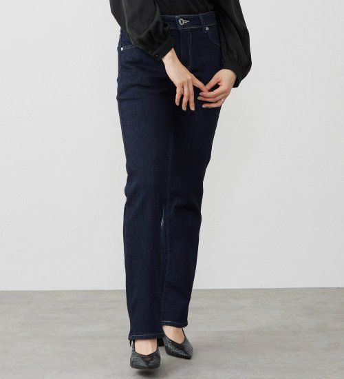 EDWIN(エドウイン)の【試着対象】ジャージーズ プレミアム ストレート デニムパンツ ジーンズ ストレッチ|パンツ/デニム/レディース|インディゴブルー