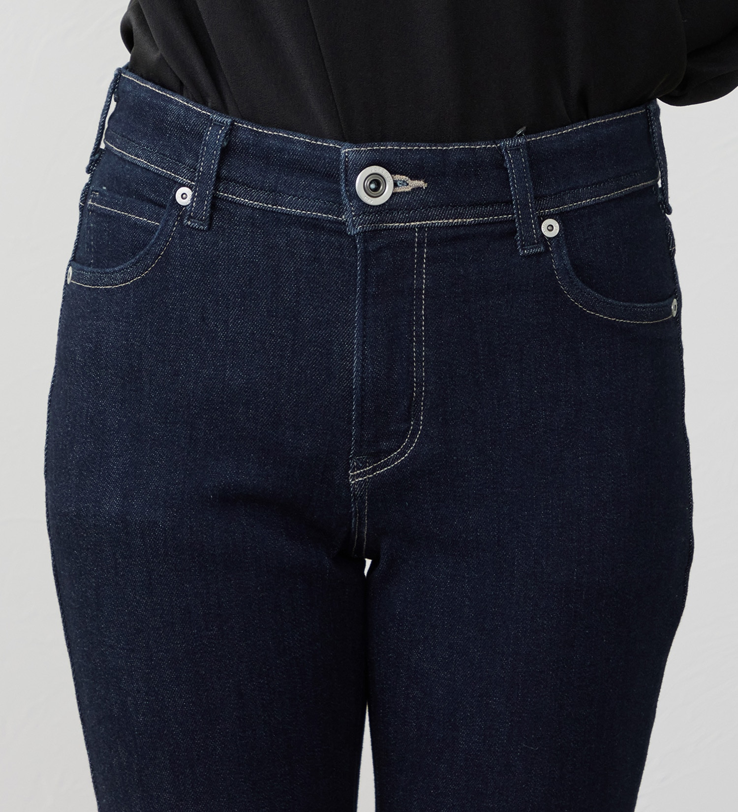 EDWIN(エドウイン)の【試着対象】ジャージーズ プレミアム ストレート デニムパンツ ジーンズ ストレッチ|パンツ/デニム / ジーンズパンツ/レディース|インディゴブルー