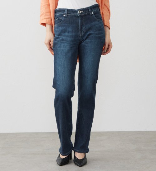 EDWIN(エドウイン)の【試着対象】ジャージーズ プレミアム ストレート デニムパンツ ジーンズ ストレッチ|パンツ/デニム/レディース|中色ブルー