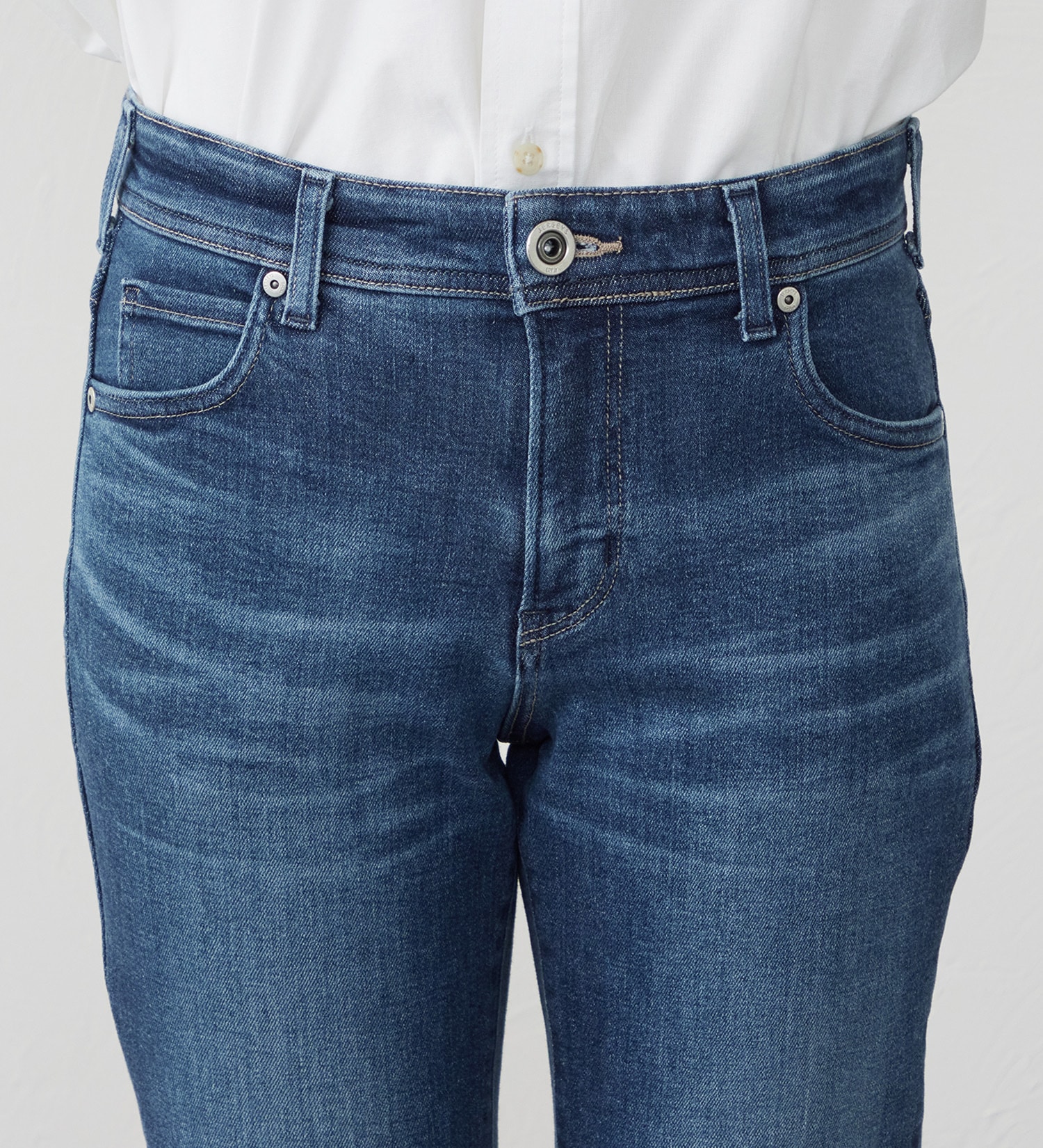 EDWIN(エドウイン)の【試着対象】ジャージーズ プレミアム ストレート デニムパンツ ジーンズ ストレッチ|パンツ/デニム / ジーンズパンツ/レディース|淡色ブルー