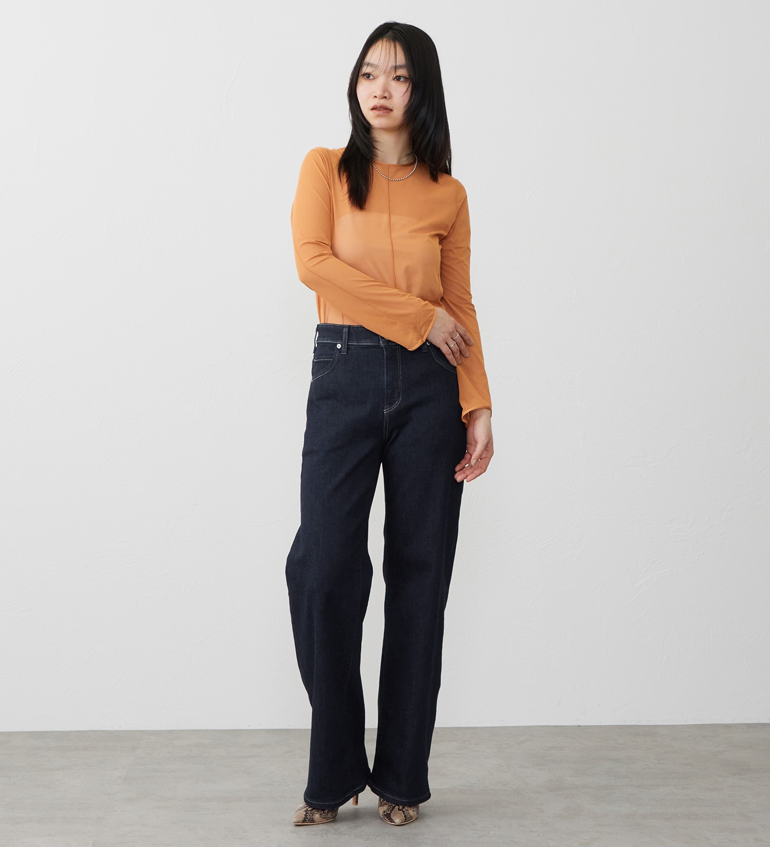 EDWIN(エドウイン)の【試着対象】ジャージーズ プレミアム ワイド デニムパンツ ジーンズ ストレッチ|パンツ/デニム / ジーンズパンツ/レディース|インディゴブルー