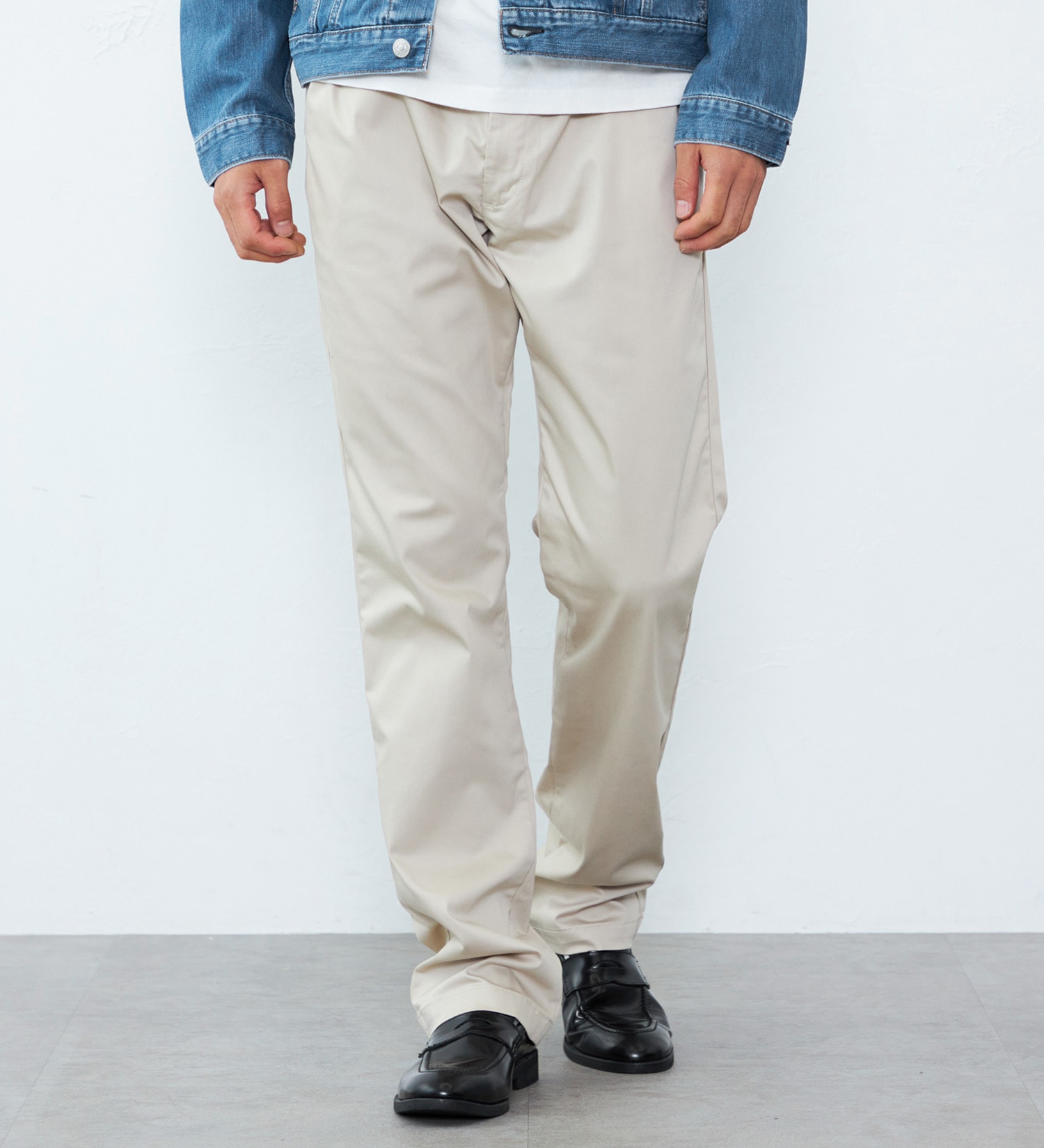EDWIN(エドウイン)の【試着対象】大人のふだん着 チノパンツ ストレッチ ウエスト調節可能|パンツ/チノパンツ/メンズ|ライトベージュ