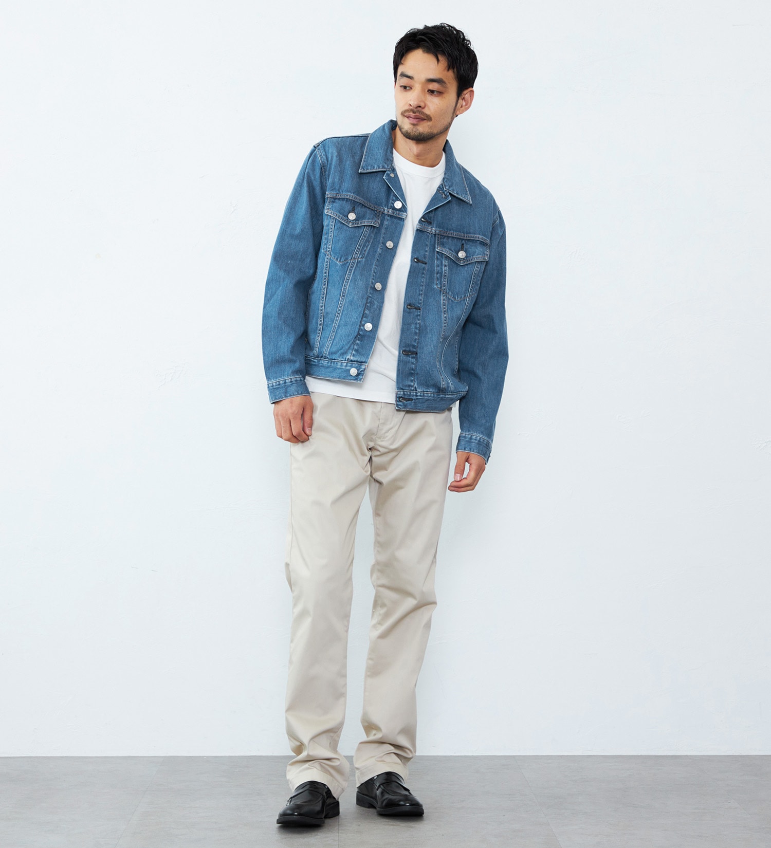 EDWIN(エドウイン)の【試着対象】大人のふだん着 チノパンツ ストレッチ ウエスト調節可能|パンツ/チノパンツ/メンズ|ライトベージュ