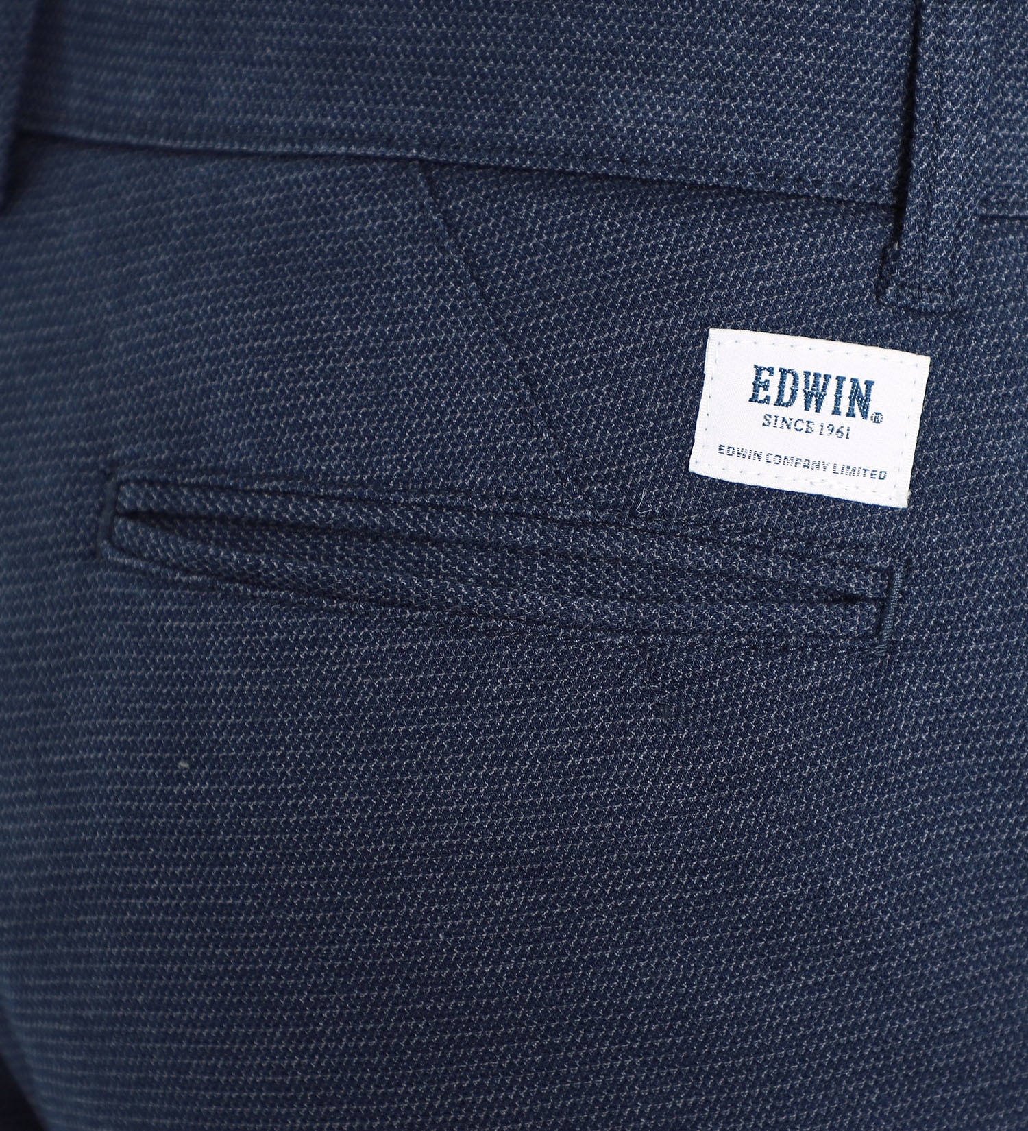 EDWIN(エドウイン)の大人のふだん着 ノータック アジャスター ストレッチトラウザー レギュラーストレートパンツ|パンツ/パンツ/メンズ|ネイビー