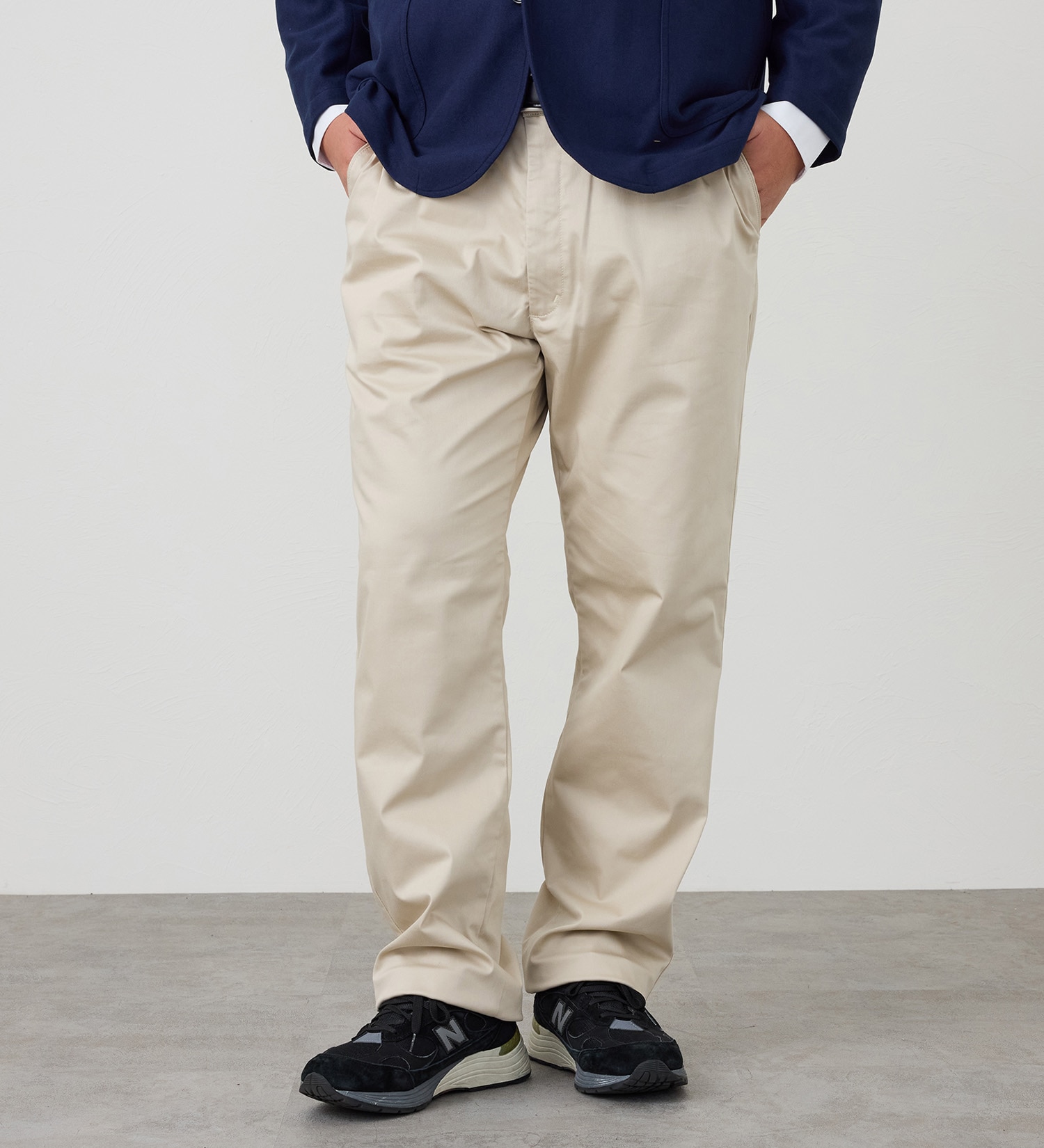 EDWIN(エドウイン)の【試着対象】【大きいサイズ】大人のふだん着 チノパンツ ストレッチ ウエスト調節機能|パンツ/チノパンツ/メンズ|ライトベージュ