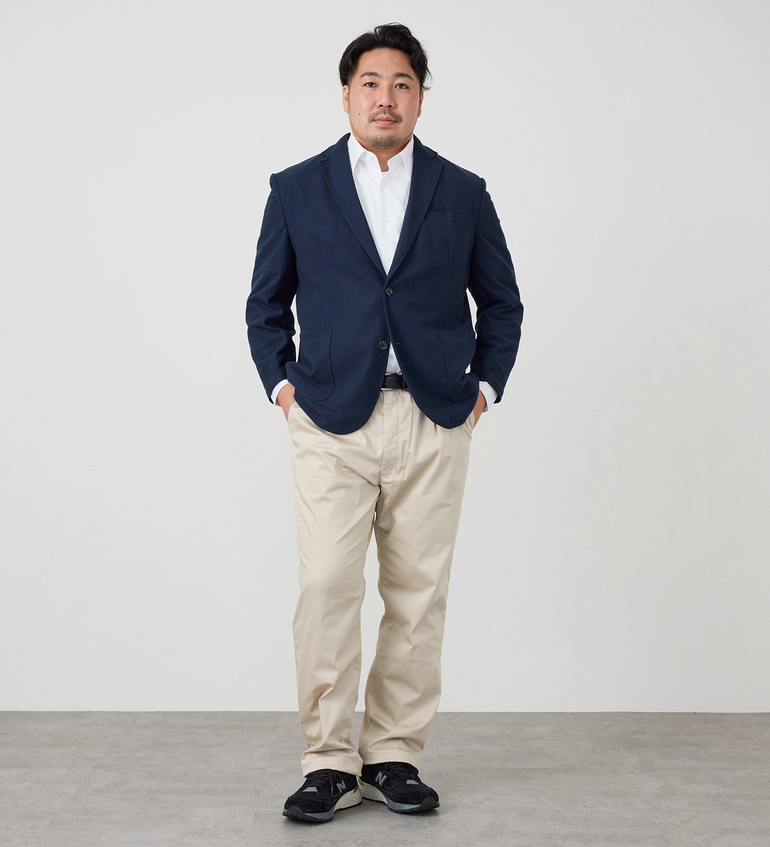 EDWIN(エドウイン)の【試着対象】【大きいサイズ】大人のふだん着 チノパンツ ストレッチ ウエスト調節機能|パンツ/チノパンツ/メンズ|ライトベージュ