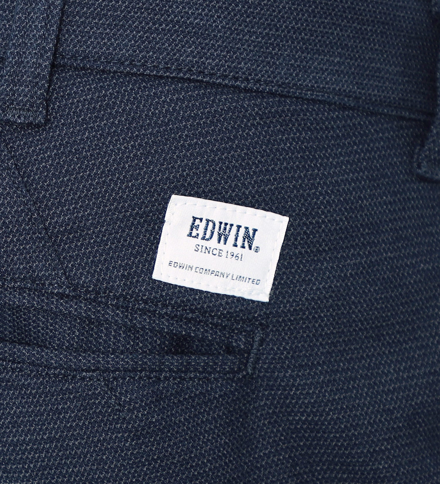 EDWIN(エドウイン)の【大きいサイズ】大人のふだん着 ノータック アジャスター ストレッチトラウザー レギュラーストレート パンツ|パンツ/パンツ/メンズ|ネイビー