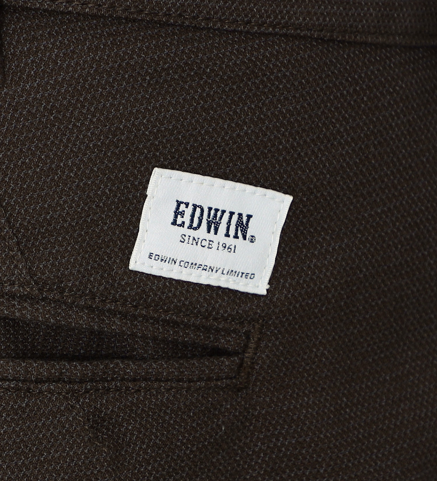 EDWIN(エドウイン)の【大きいサイズ】大人のふだん着 ノータック アジャスター ストレッチトラウザー レギュラーストレート パンツ|パンツ/パンツ/メンズ|ブラウン