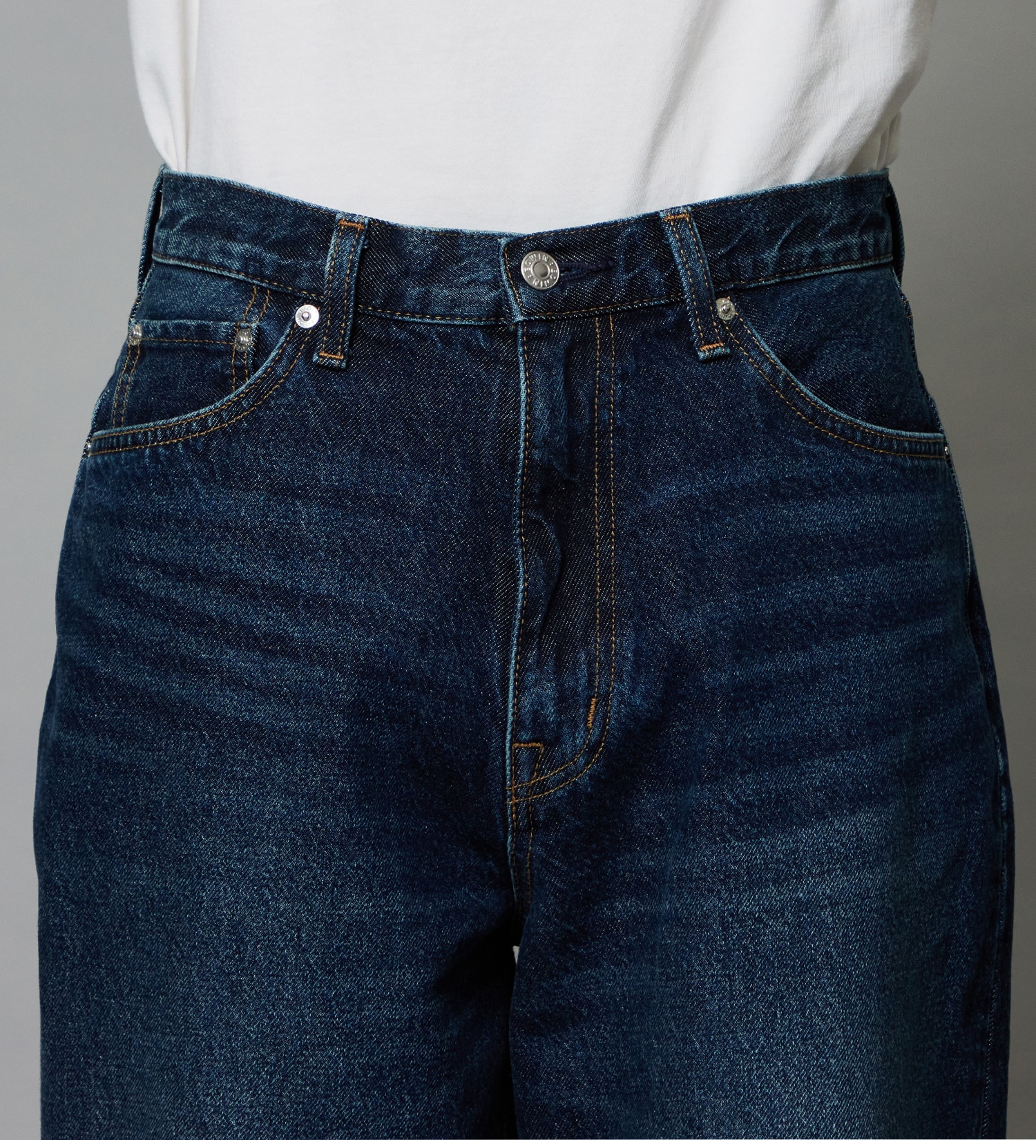 EDWIN(エドウイン)のワイドストレート デニムパンツ バギージーンズ|パンツ/デニム / ジーンズパンツ/メンズ|濃色ブルー