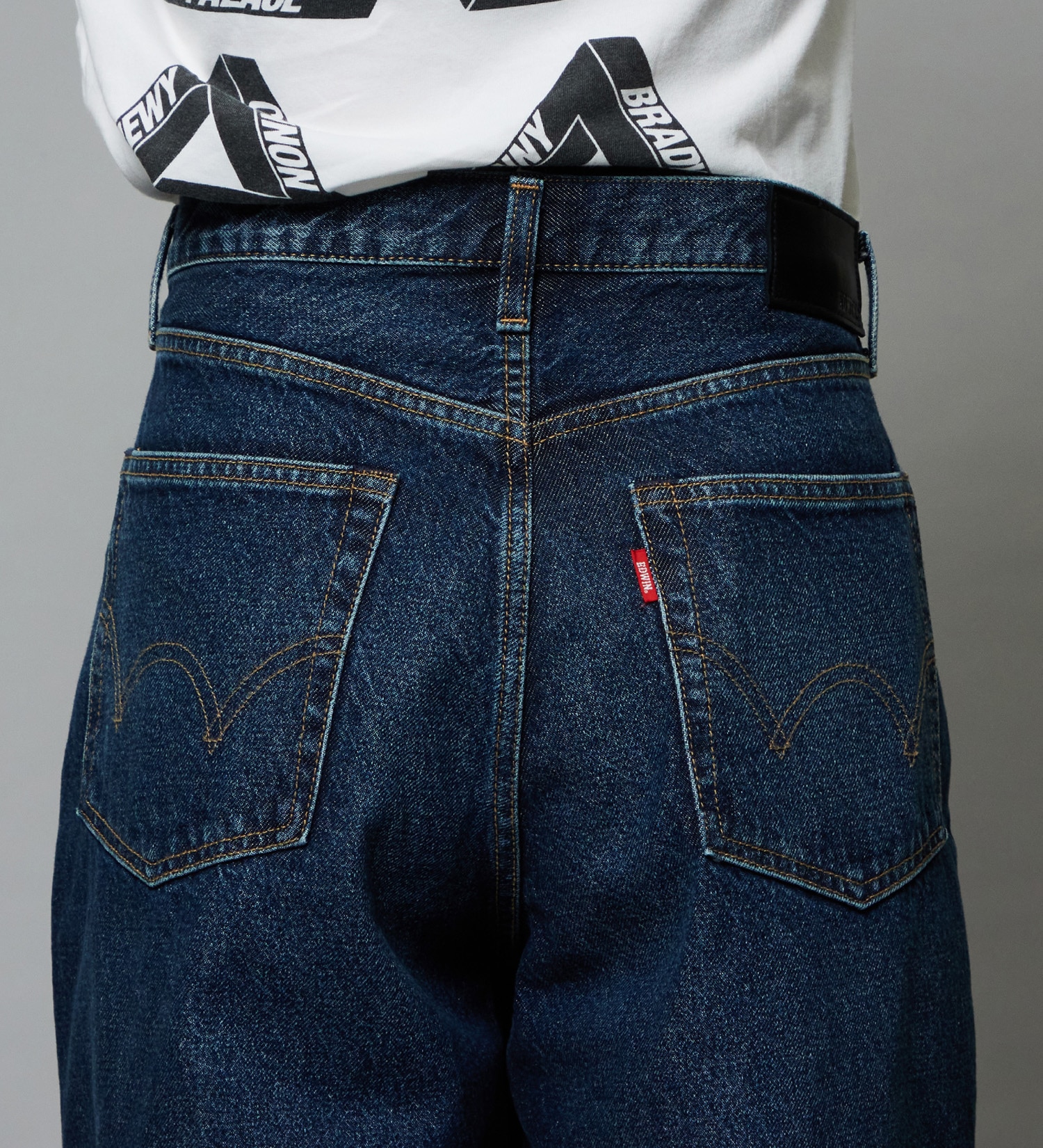 EDWIN(エドウイン)のワイドストレート デニムパンツ バギージーンズ|パンツ/デニム / ジーンズパンツ/メンズ|濃色ブルー