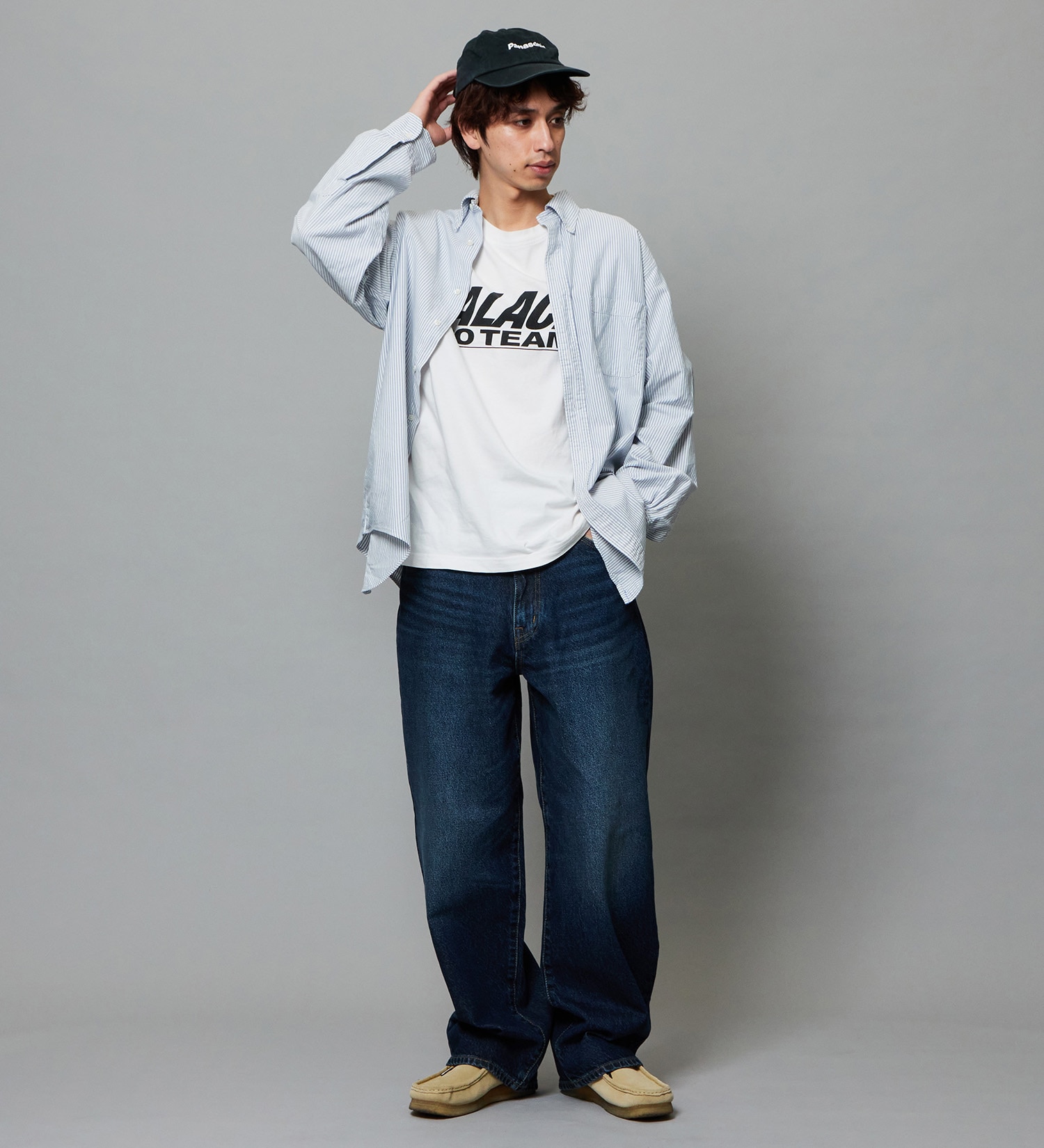 EDWIN(エドウイン)のワイドストレート デニムパンツ バギージーンズ|パンツ/デニム / ジーンズパンツ/メンズ|濃色ブルー