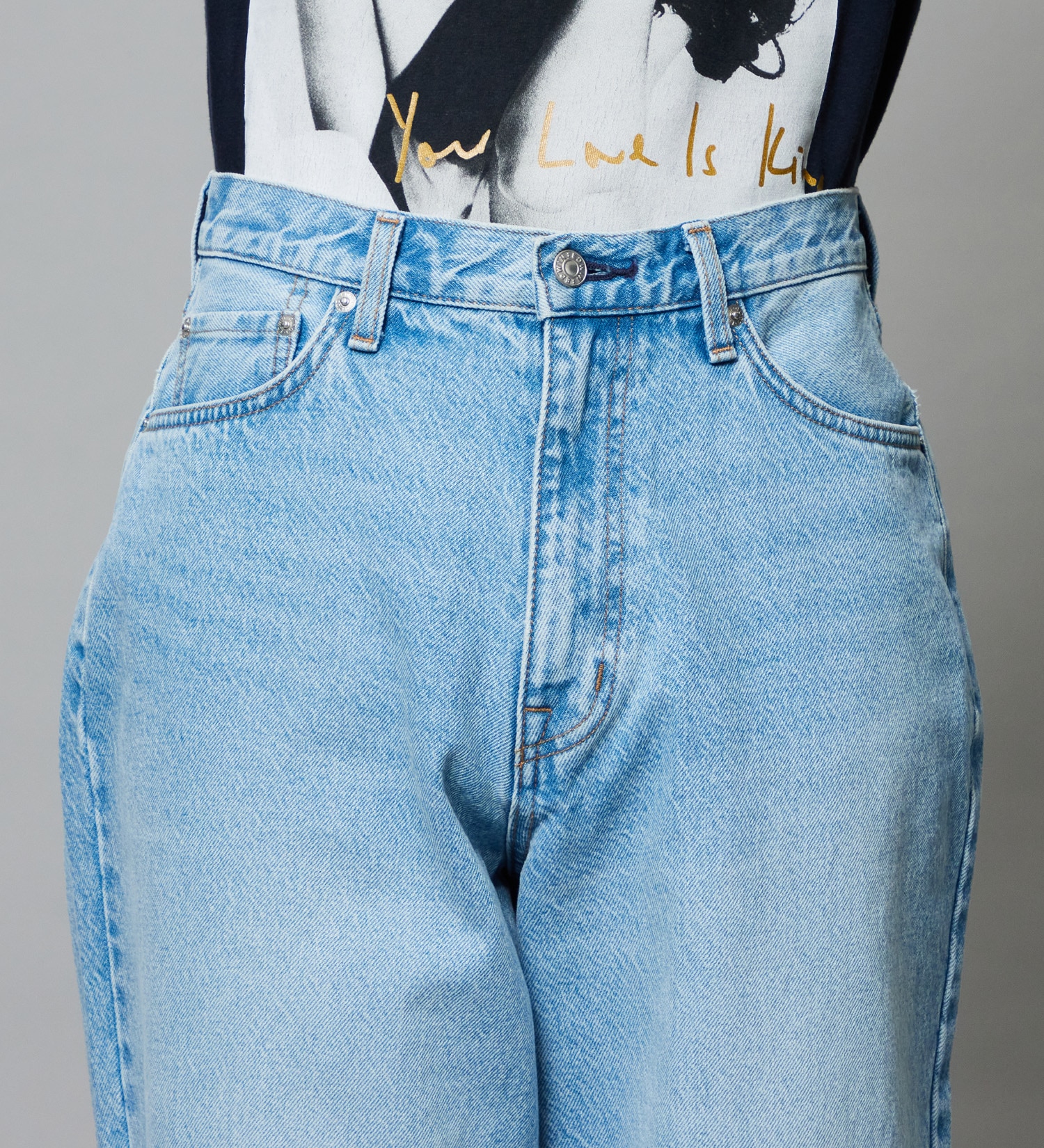 EDWIN(エドウイン)のワイドストレート デニムパンツ バギージーンズ|パンツ/デニム / ジーンズパンツ/メンズ|淡色ブルー2