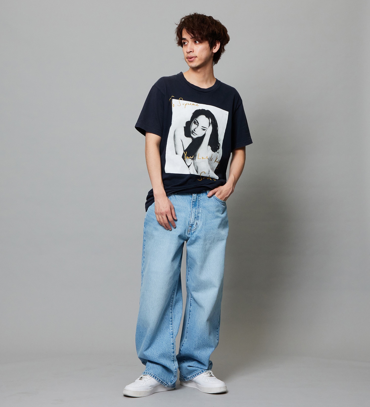 EDWIN(エドウイン)のワイドストレート デニムパンツ バギージーンズ|パンツ/デニム / ジーンズパンツ/メンズ|淡色ブルー2