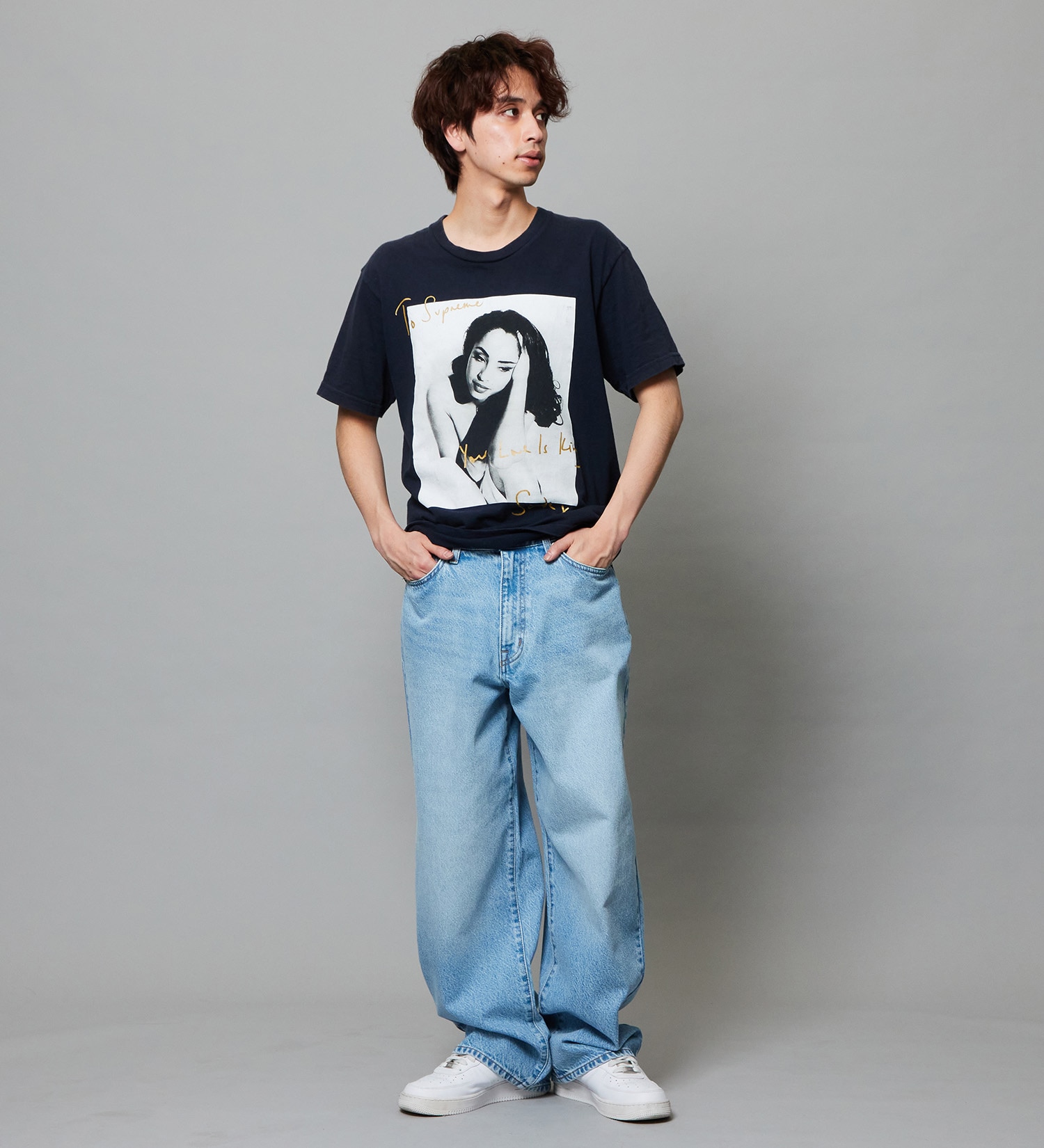 EDWIN(エドウイン)のワイドストレート デニムパンツ バギージーンズ|パンツ/デニム / ジーンズパンツ/メンズ|淡色ブルー2