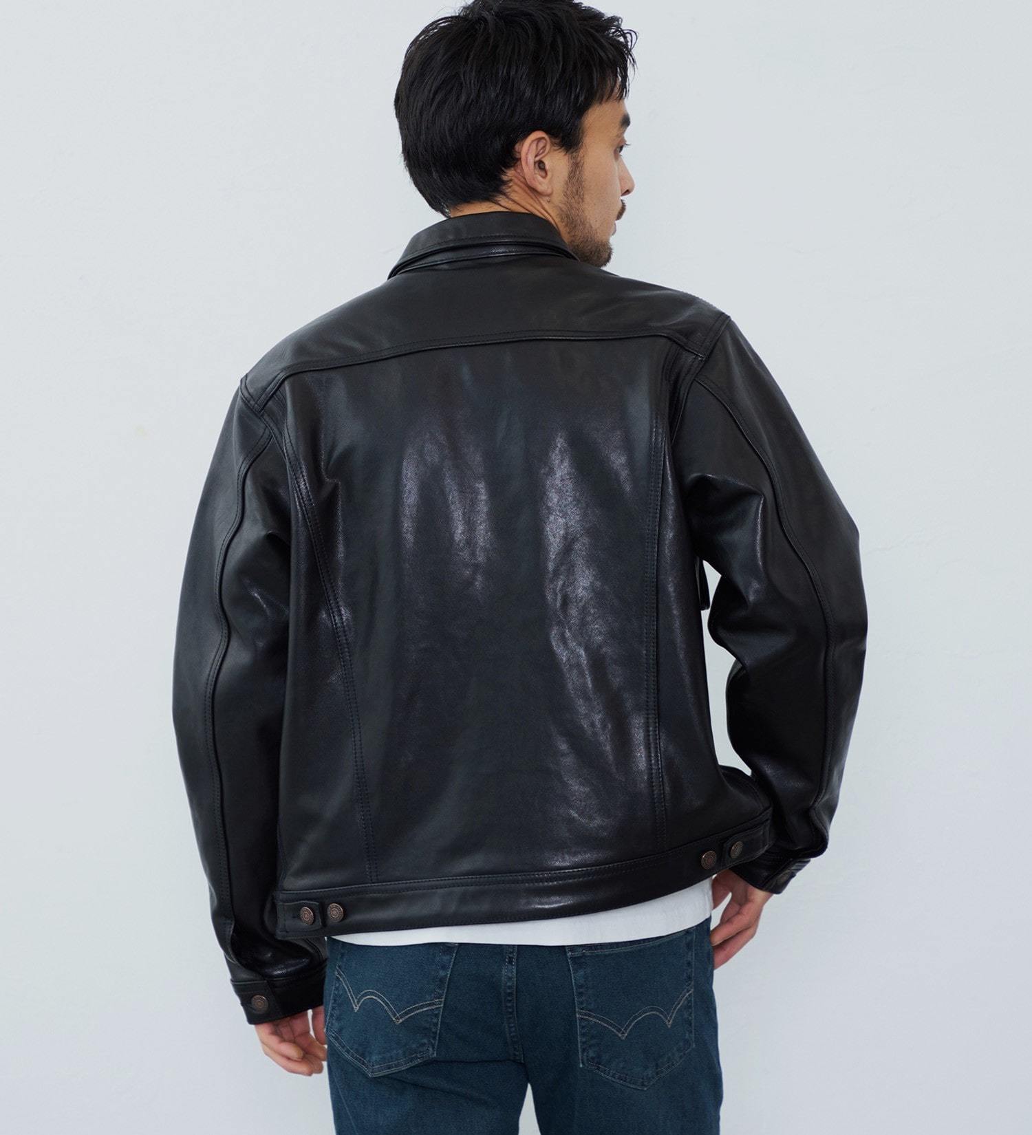 BLACKFRIDAY】シープスキン レザージャケット|EDWIN|エドウイン