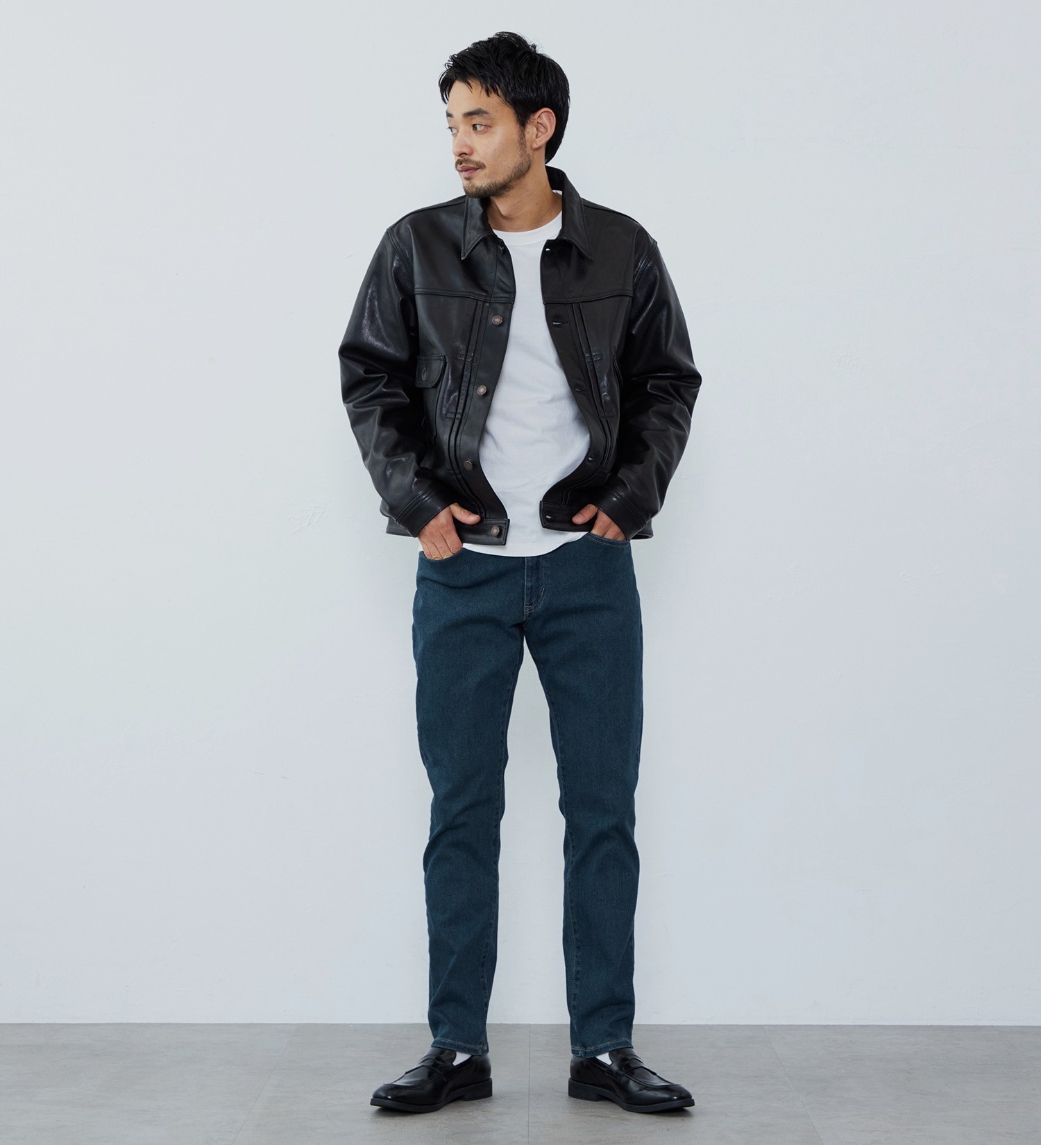 BLACKFRIDAY】シープスキン レザージャケット|EDWIN|エドウイン