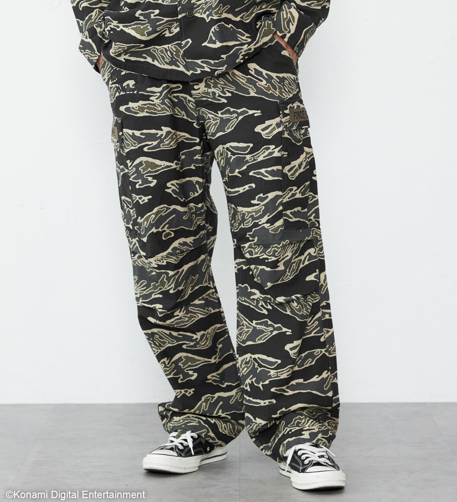 EDWIN(エドウイン)の【予約】【METAL GEAR SOLID Δ × EDWIN】TIGER STRIPE CARGO PANTS|パンツ/カーゴパンツ/メンズ|アーミー