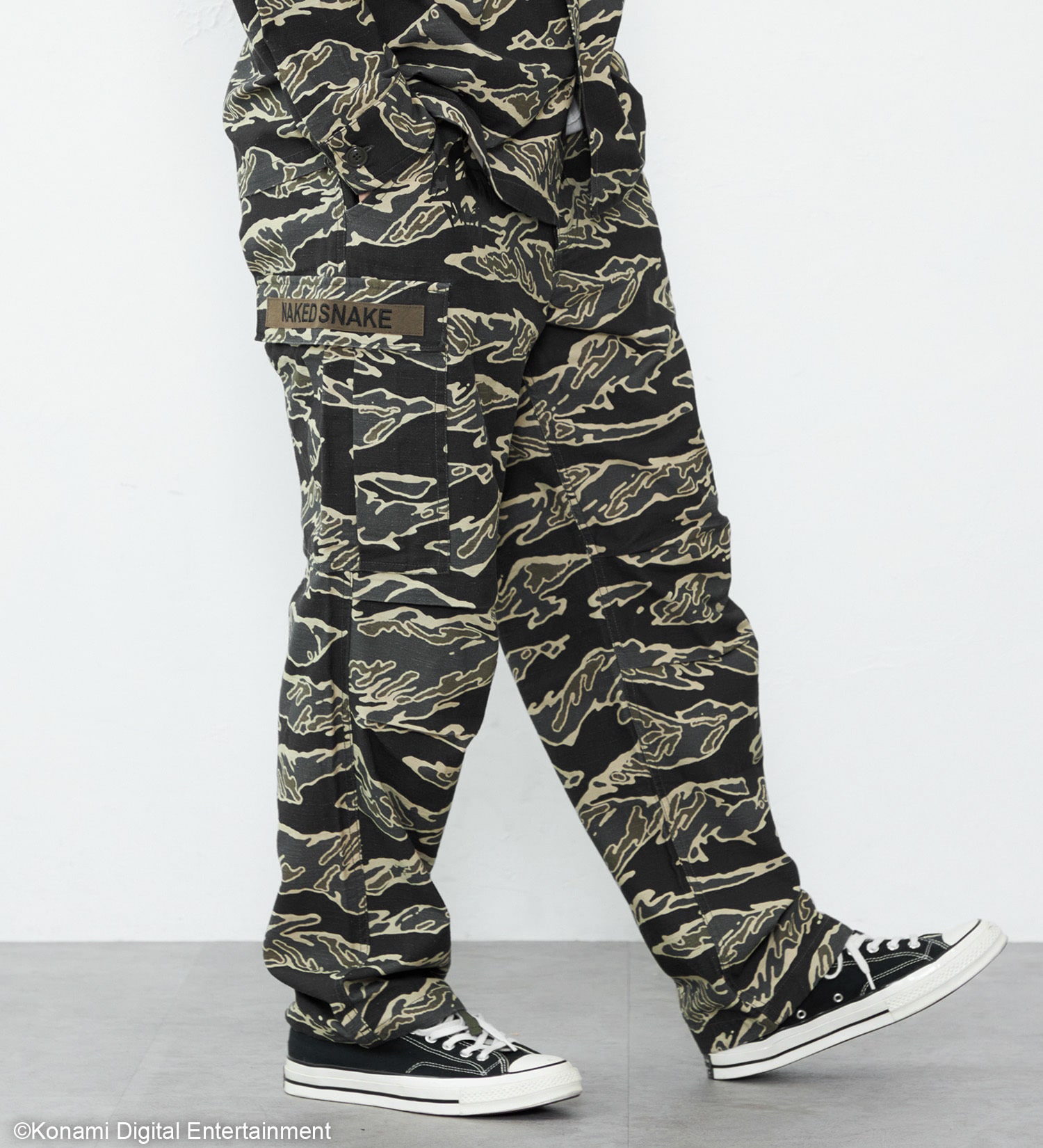 EDWIN(エドウイン)の【予約】【METAL GEAR SOLID Δ × EDWIN】TIGER STRIPE CARGO PANTS|パンツ/カーゴパンツ/メンズ|アーミー