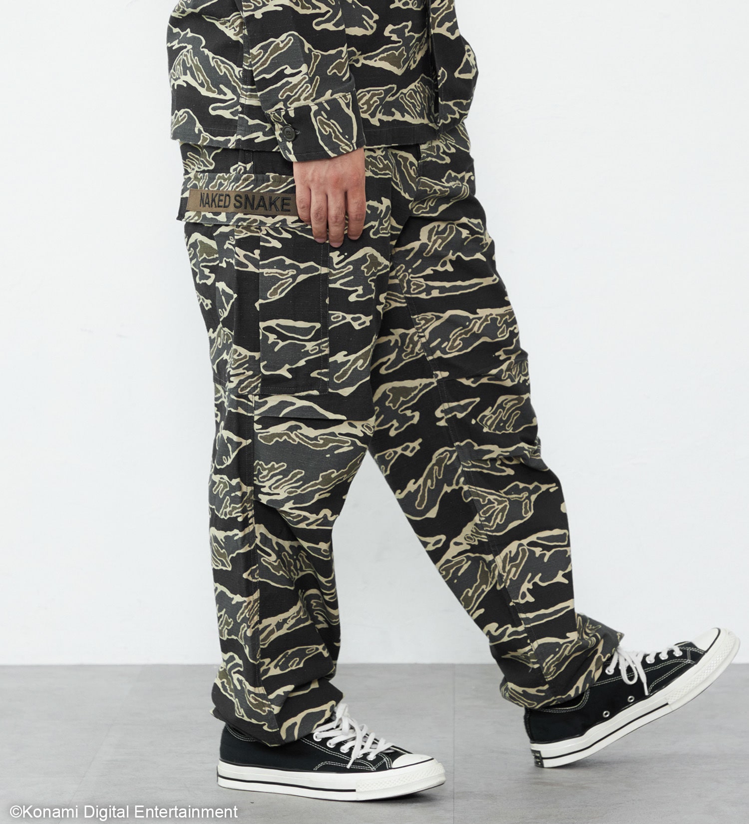 EDWIN(エドウイン)の【予約】【METAL GEAR SOLID Δ × EDWIN】TIGER STRIPE CARGO PANTS|パンツ/カーゴパンツ/メンズ|アーミー