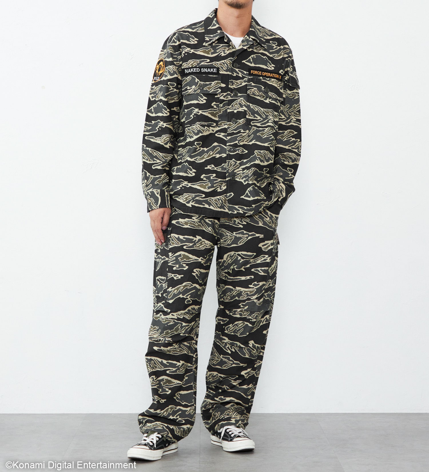EDWIN(エドウイン)の【予約】【METAL GEAR SOLID Δ × EDWIN】TIGER STRIPE CARGO PANTS|パンツ/カーゴパンツ/メンズ|アーミー