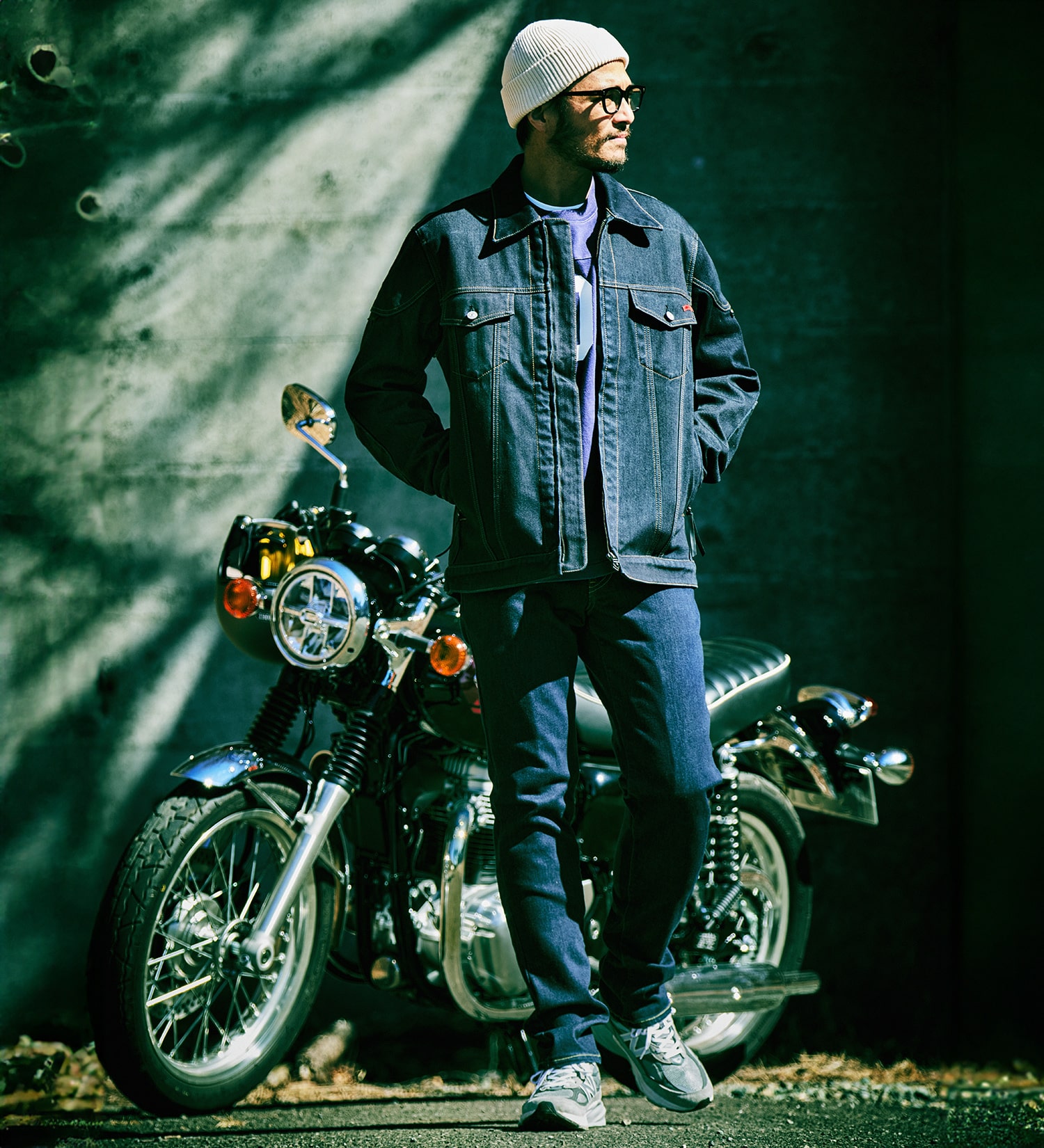 バイク用 コーデュラストレッチデニム ハイパーストレッチCORDURA denim fabric|EDWIN|エドウイン