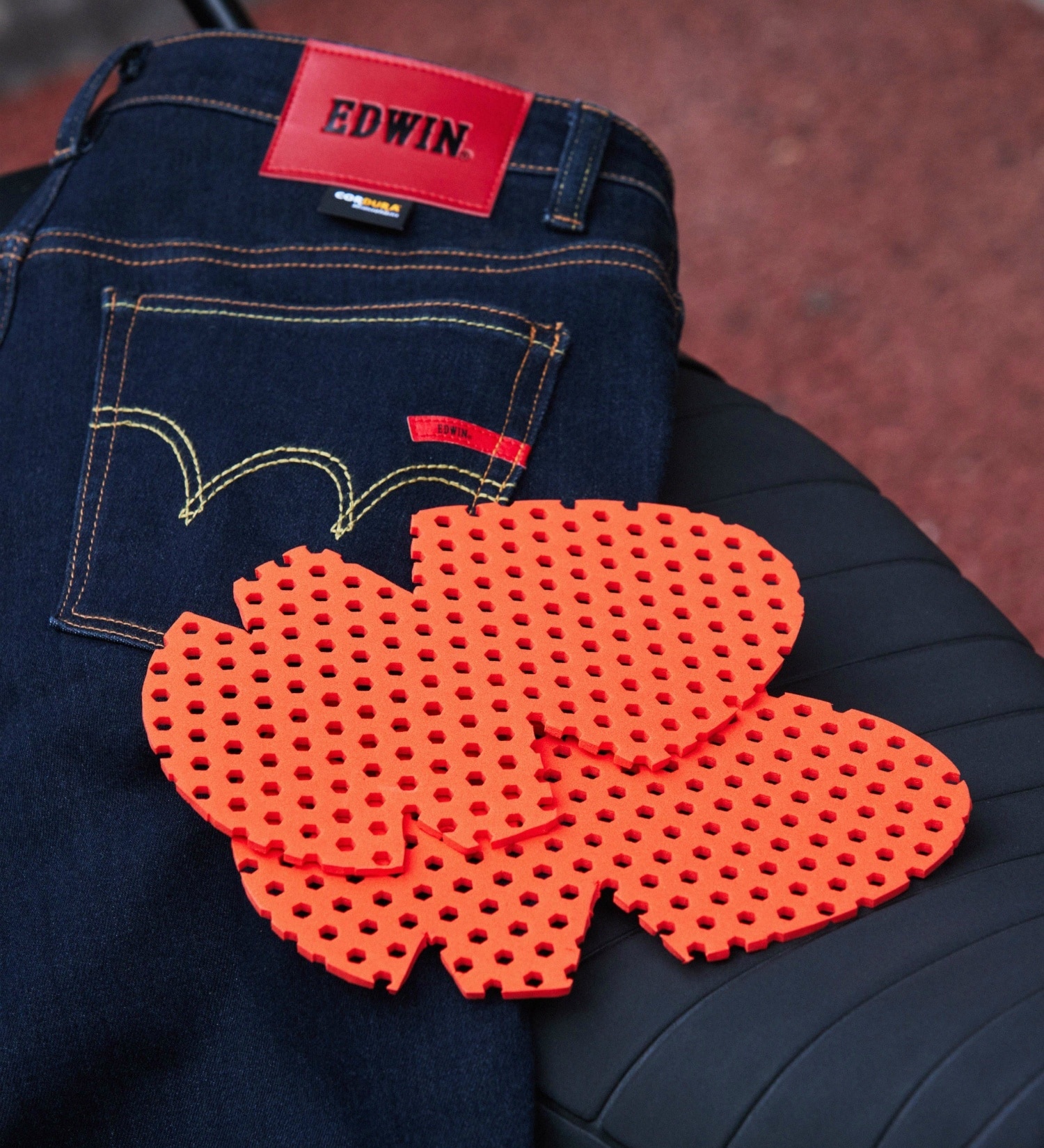 EDWIN(エドウイン)のバイク用 コーデュラストレッチデニム ハイパーストレッチCORDURA denim fabric|パンツ/デニムパンツ/メンズ|インディゴブルー