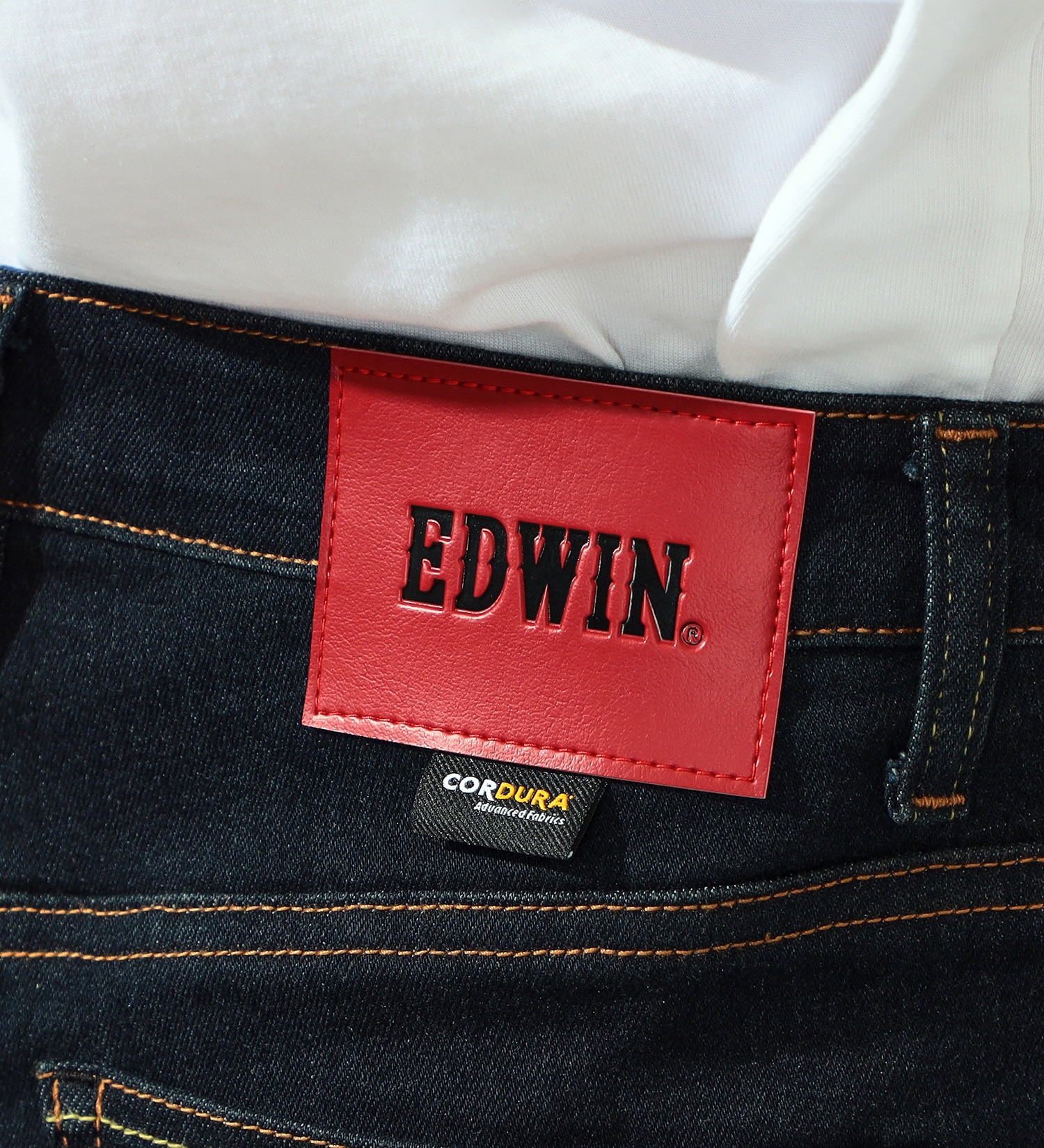 EDWIN(エドウイン)のバイク用 コーデュラストレッチデニム ハイパーストレッチCORDURA denim fabric|パンツ/デニムパンツ/メンズ|インディゴブルー