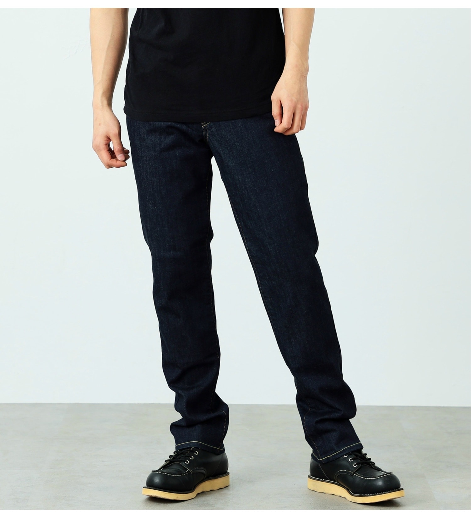 EDWIN(エドウイン)の【EC限定】バイク用 コーデュラ レギュラーストレートストレッチデニムパンツ 年間素材 CORDURA denim fabric|パンツ/デニムパンツ/メンズ|インディゴブルー