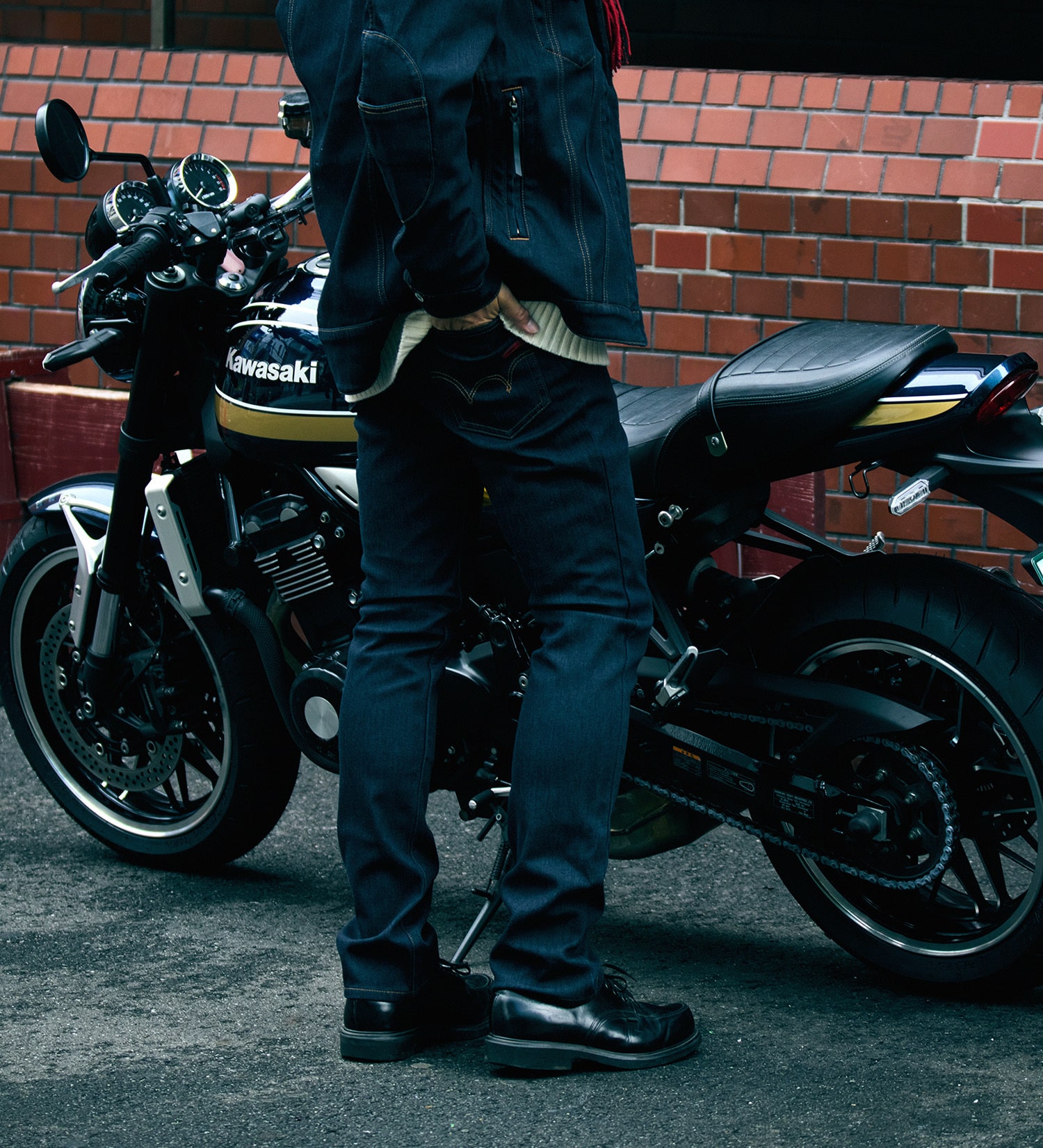 EDWIN(エドウイン)の【冬用】バイク用 WILD FIRE ライディングジーンズ デニムパンツ ストレッチ CORDURA 三層構造 防風【暖】|パンツ/デニム / ジーンズパンツ/メンズ|インディゴブルー