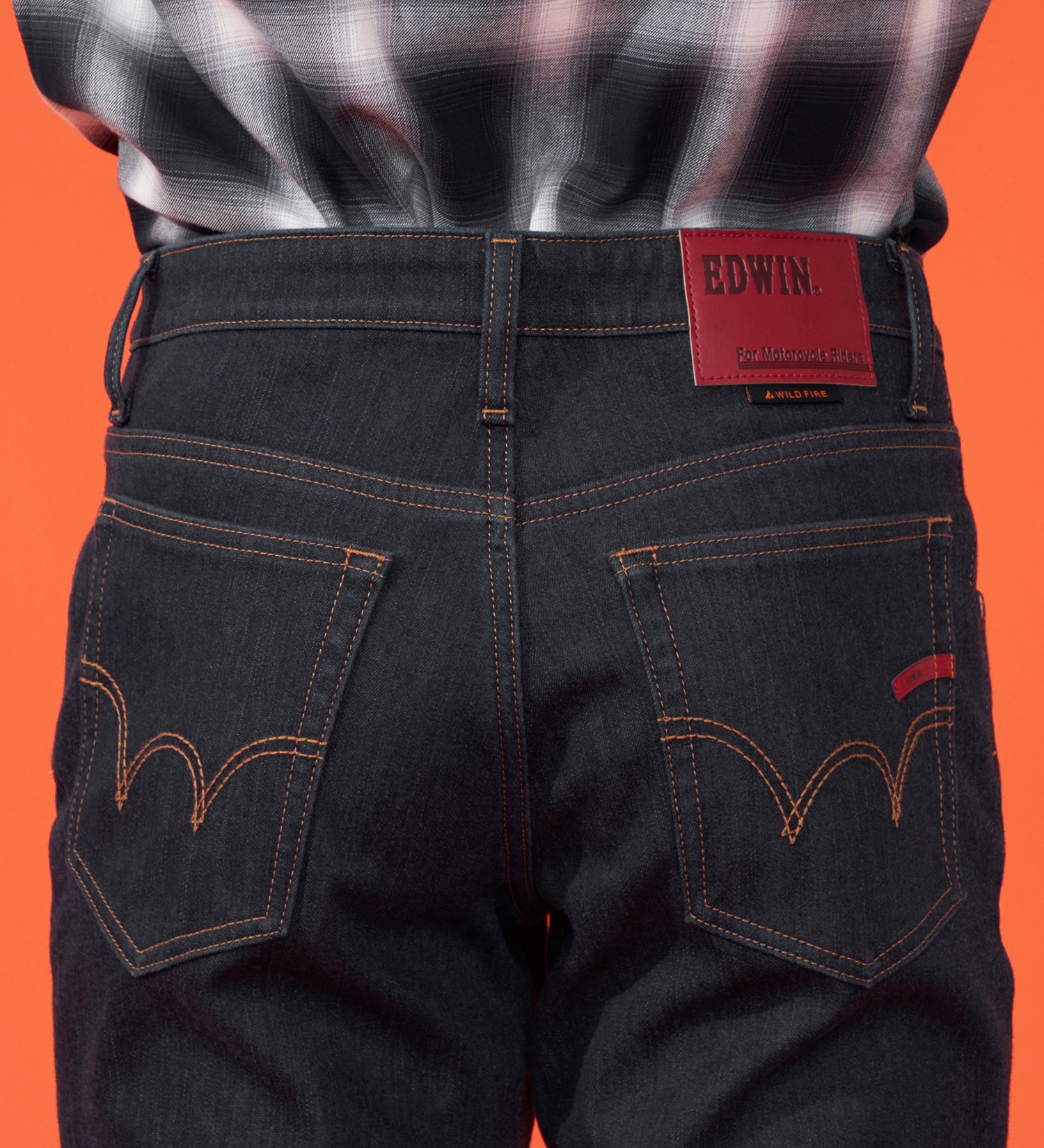EDWIN(エドウイン)の【冬用】バイク用 WILD FIRE ライディングジーンズ デニムパンツ ストレッチ CORDURA 三層構造 防風【暖】|パンツ/デニム / ジーンズパンツ/メンズ|インディゴブルー