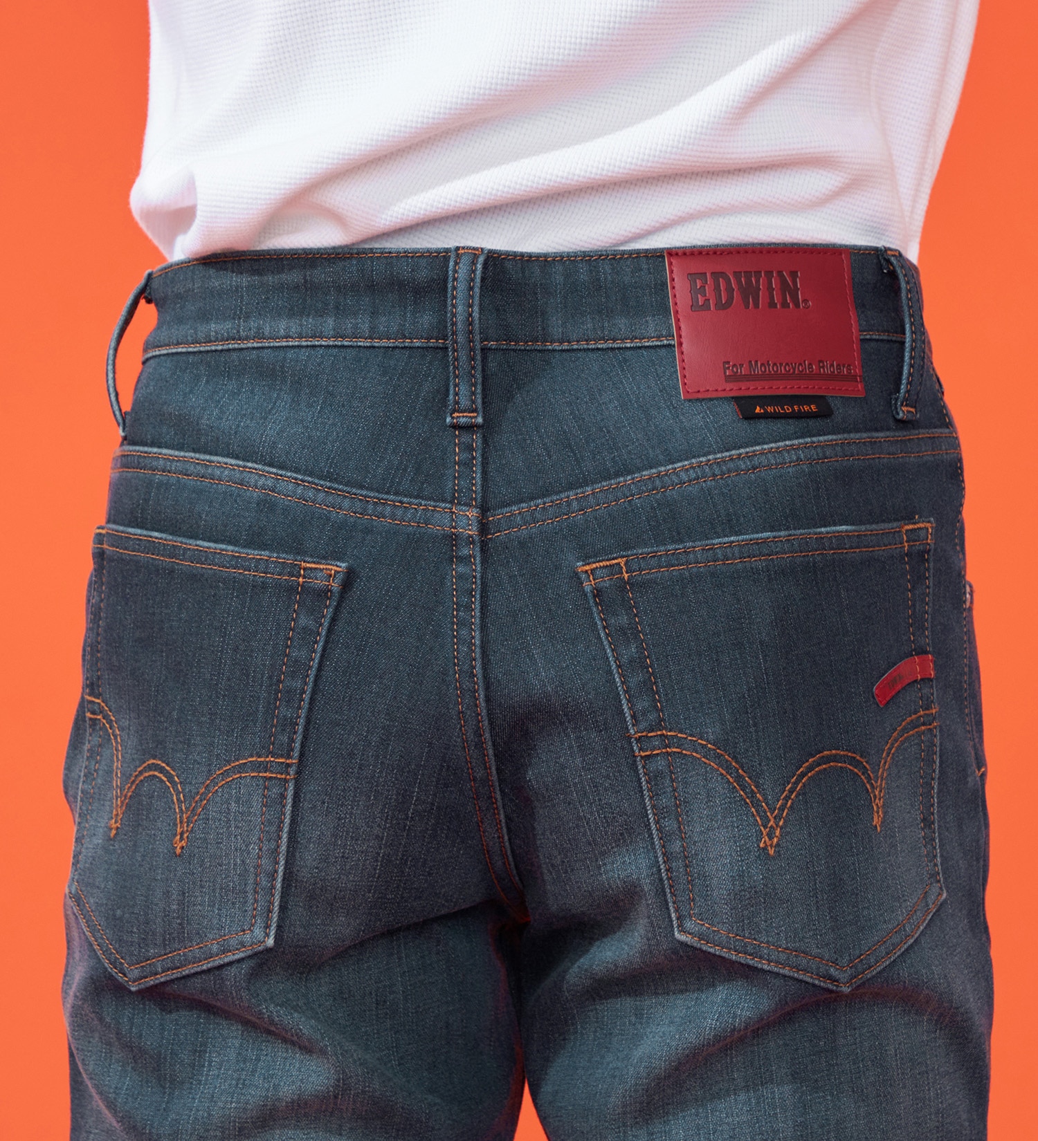 EDWIN(エドウイン)の【冬用】バイク用 WILD FIRE ライディングジーンズ デニムパンツ ストレッチ CORDURA 三層構造 防風【暖】|パンツ/デニム / ジーンズパンツ/メンズ|濃色ブルー