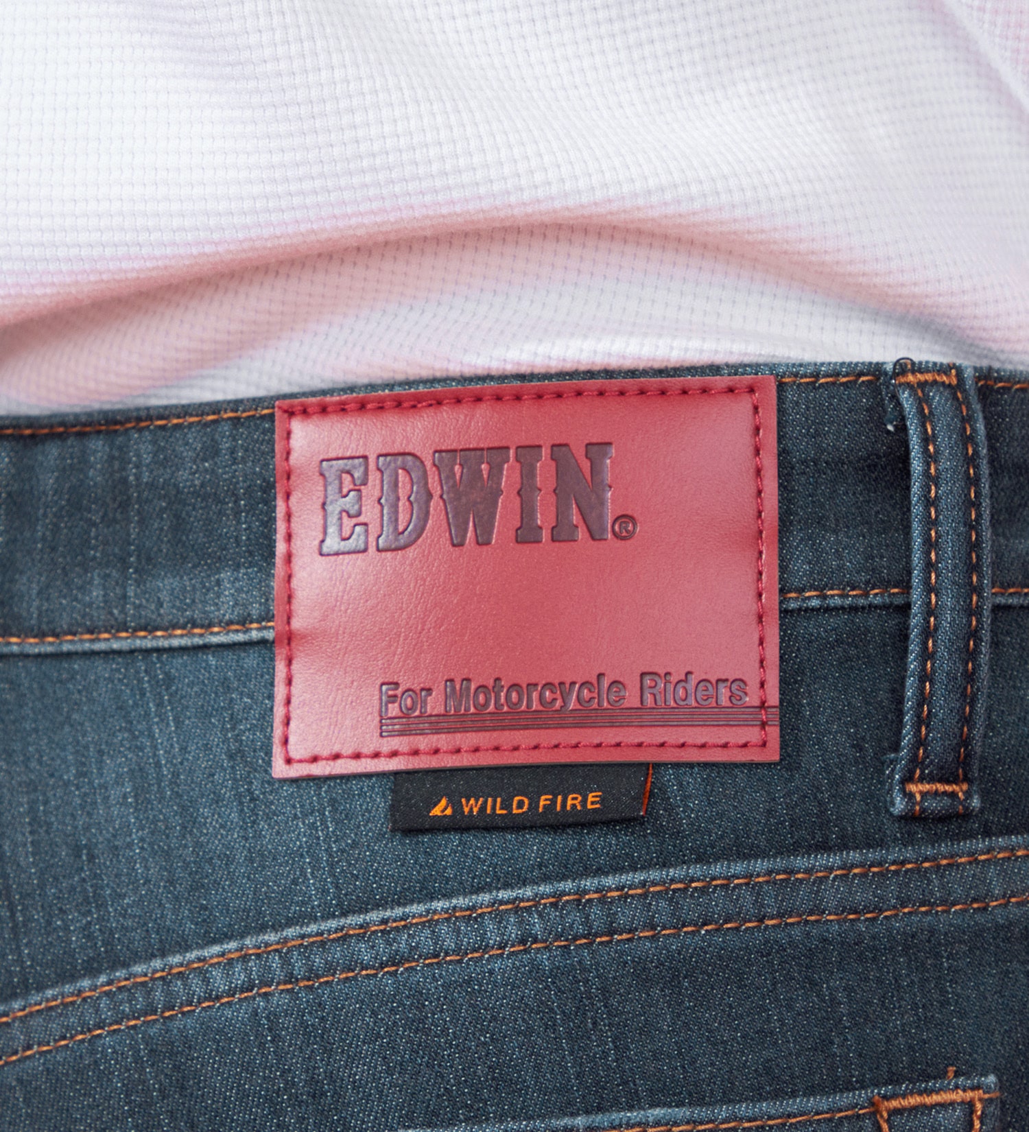 EDWIN(エドウイン)の【冬用】バイク用 WILD FIRE ライディングジーンズ デニムパンツ ストレッチ CORDURA 三層構造 防風【暖】|パンツ/デニム / ジーンズパンツ/メンズ|濃色ブルー